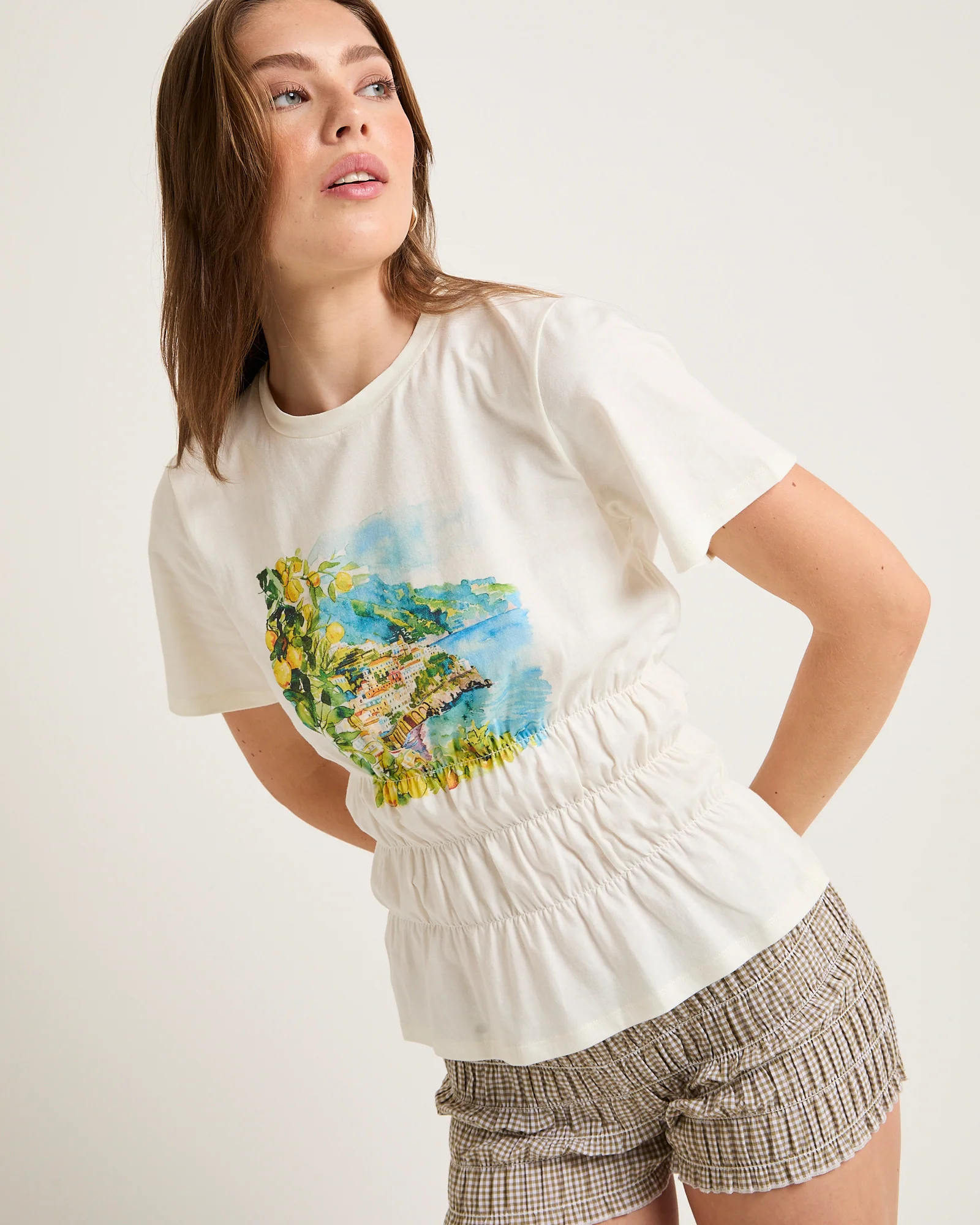 Ross Gathered T-Shirt - Image 5