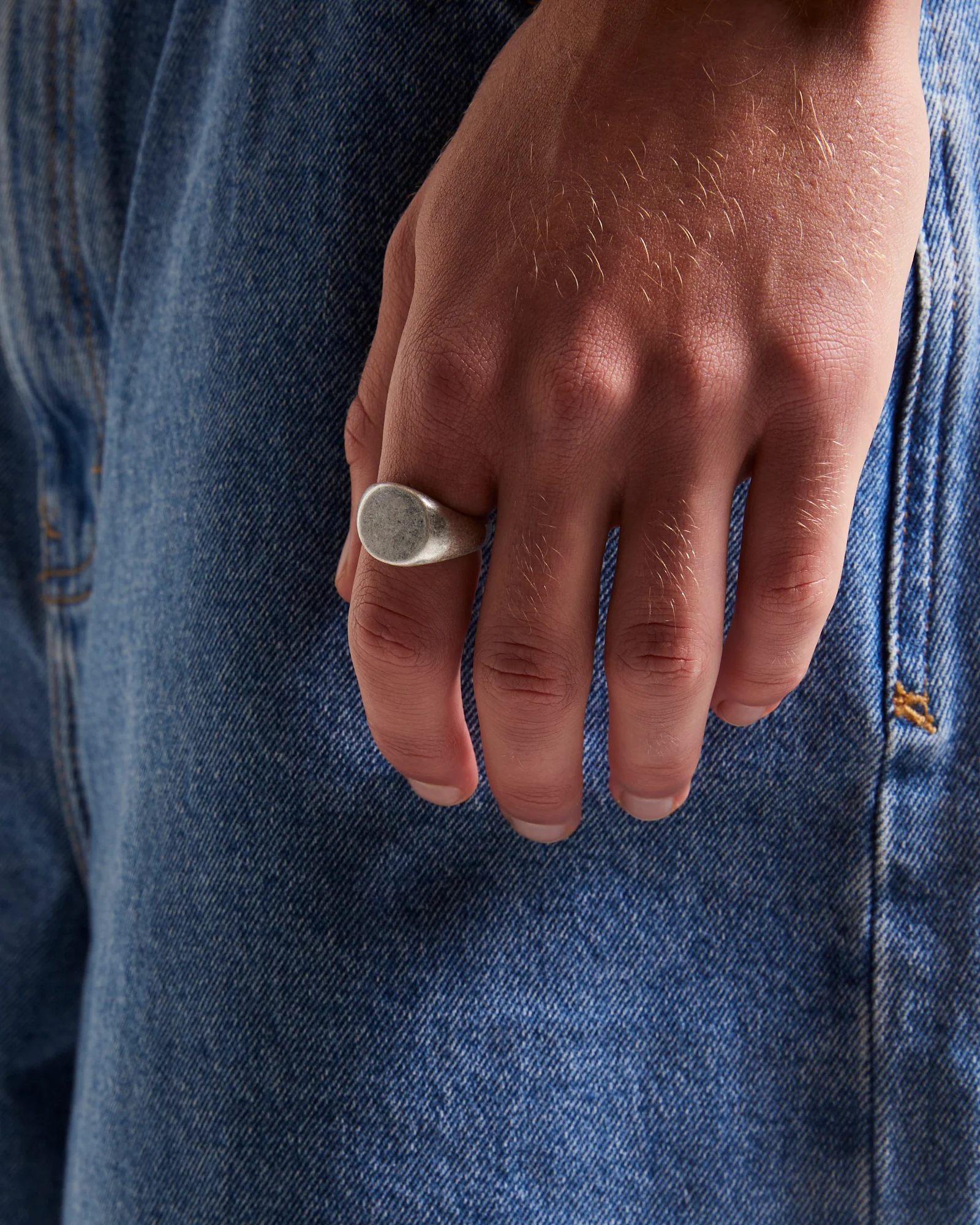 Round Signet Ring Set - Image 2