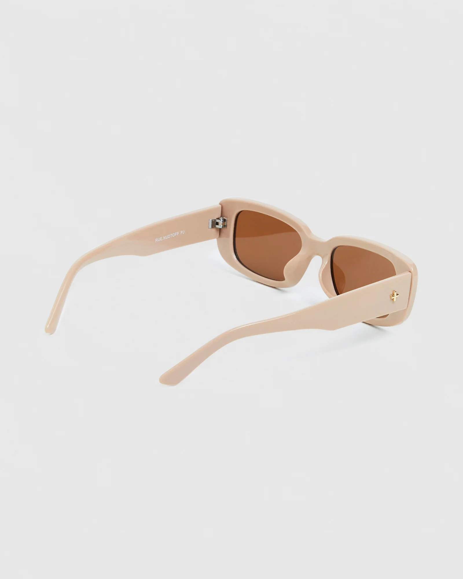 Rue Sunglasses Nude/Coffee - Image 4