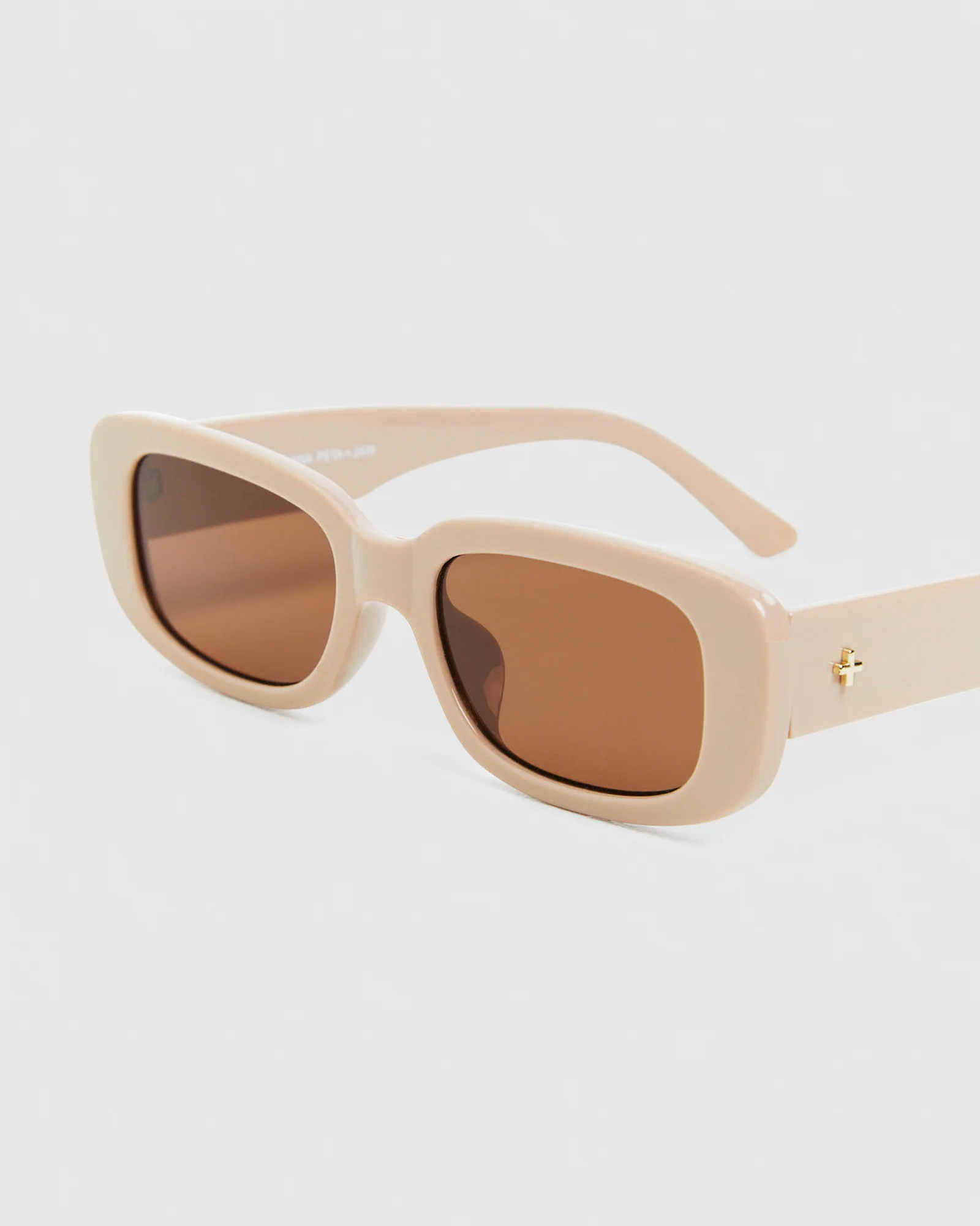 Rue Sunglasses Nude/Coffee - Image 5