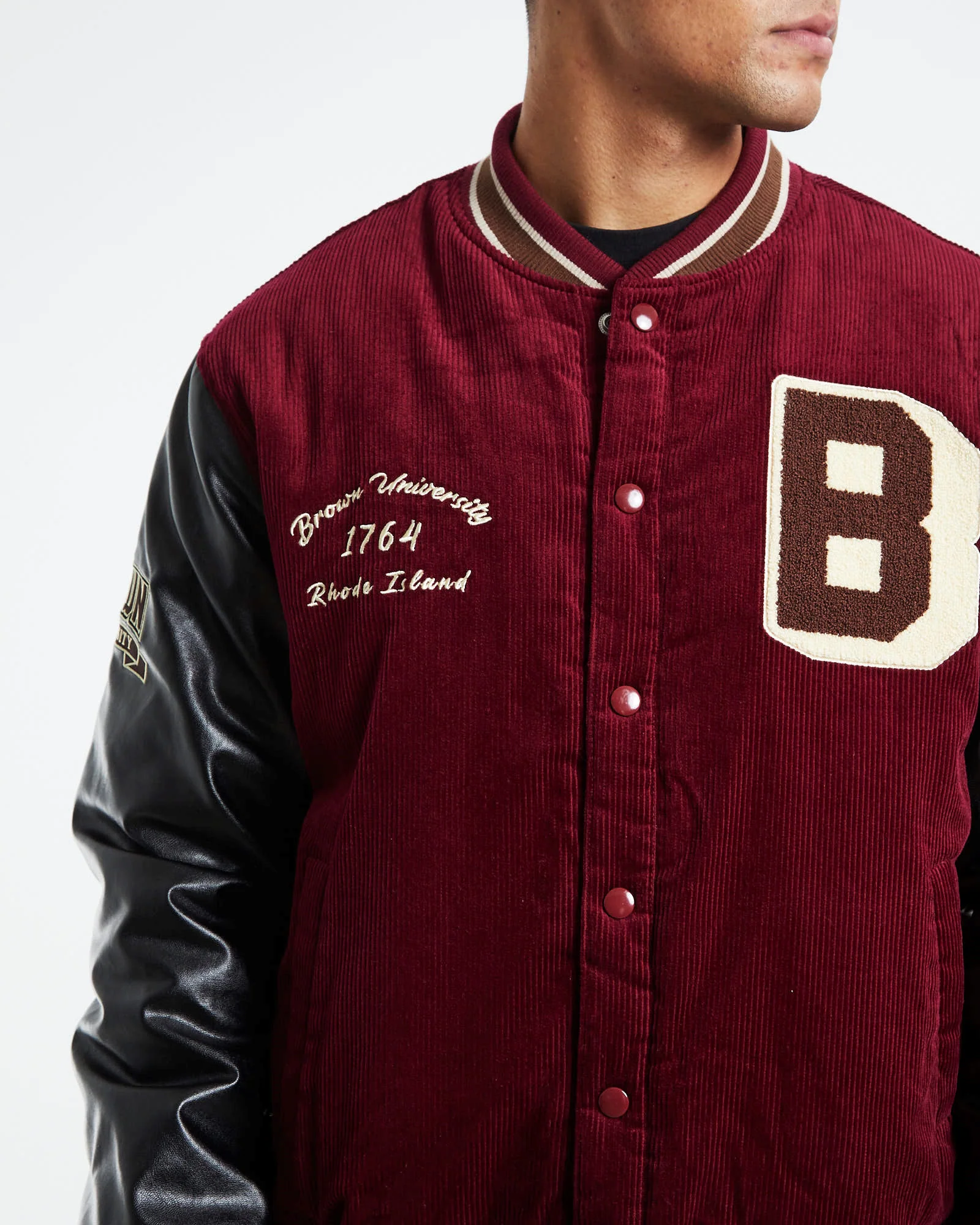 s Cord Letterman Jacket - Image 6