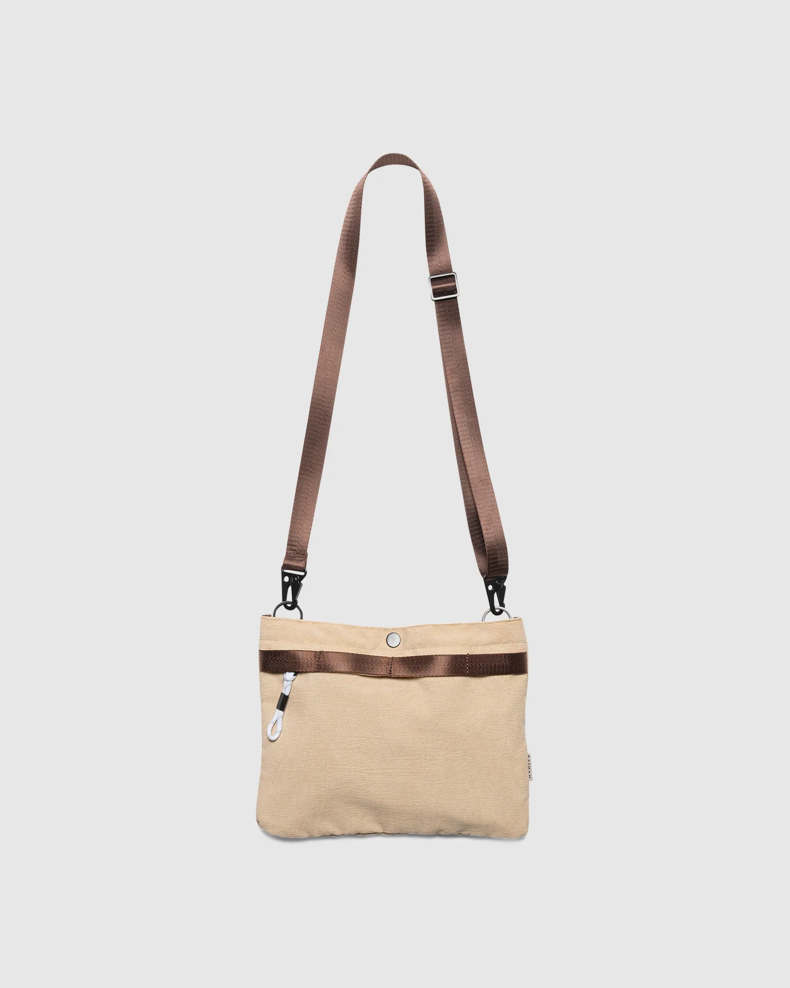 Sacoche Crossbody Corduroy Large Bag Tan - Image 2