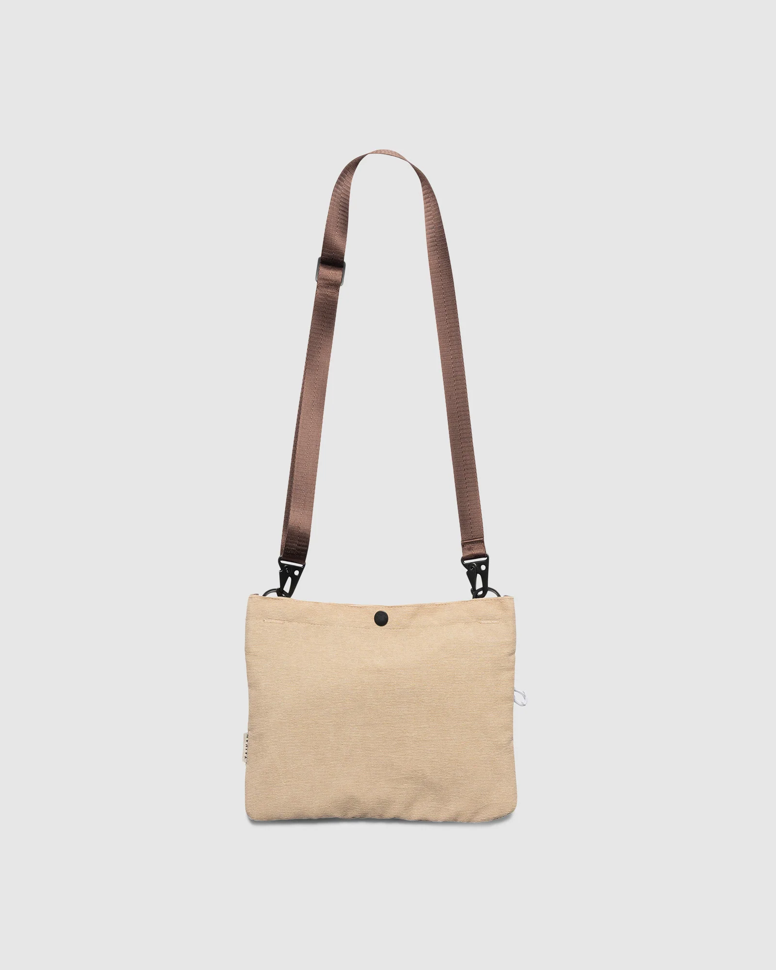 Sacoche Crossbody Corduroy Large Bag Tan - Image 3