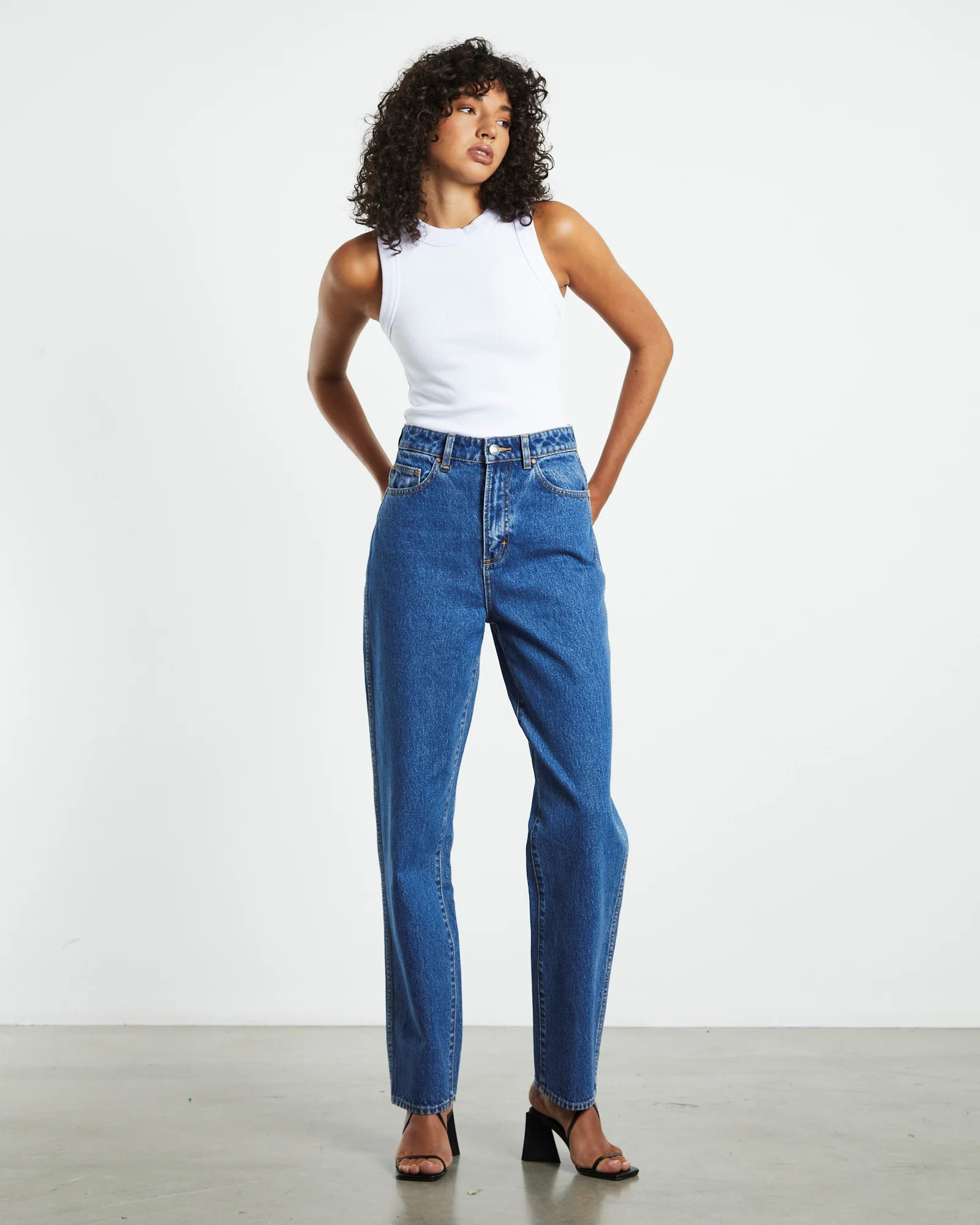 Sade Baggy Jeans 80s Blue - Image 3