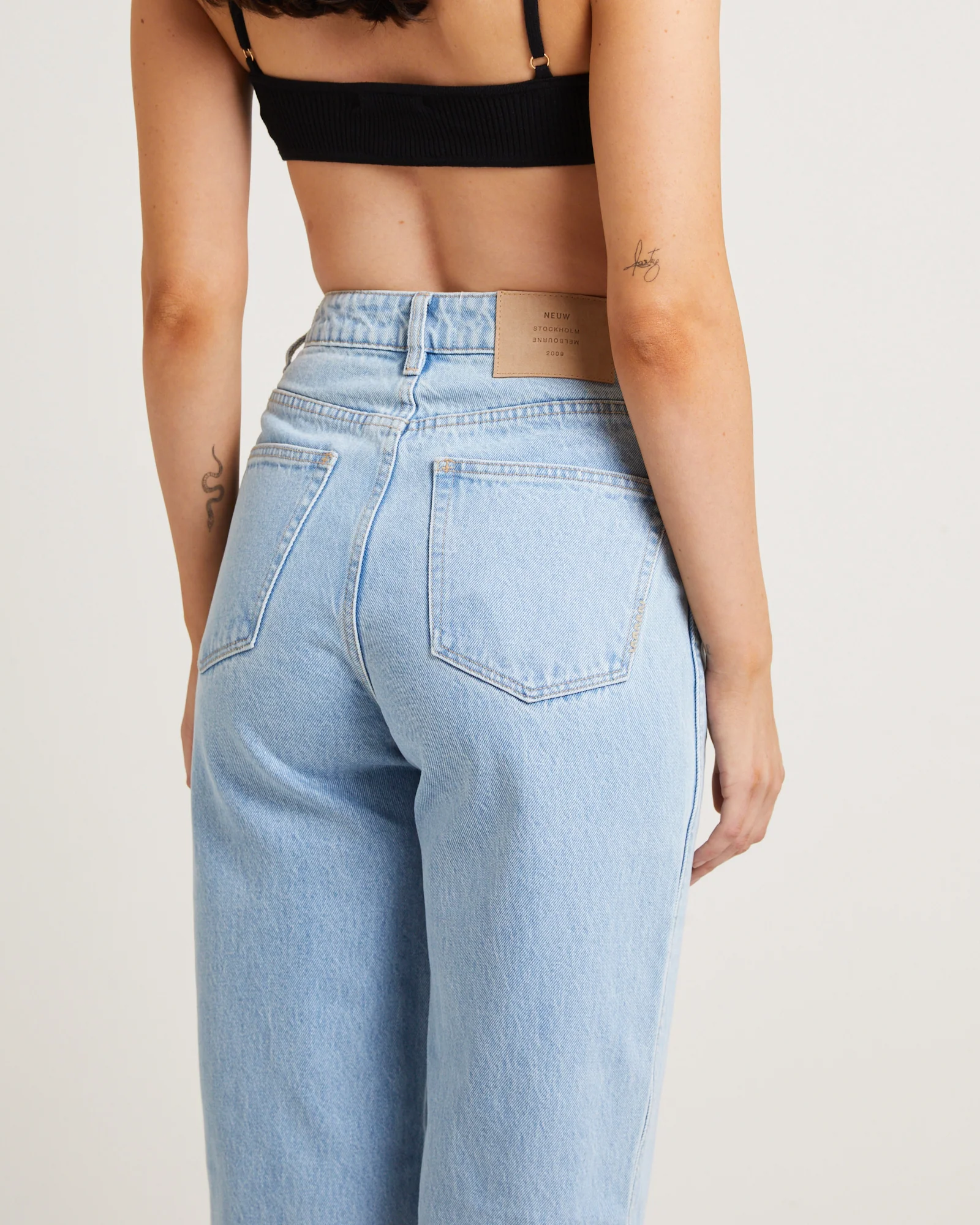 Sade Denim Jorts in Light Vintage - Image 5