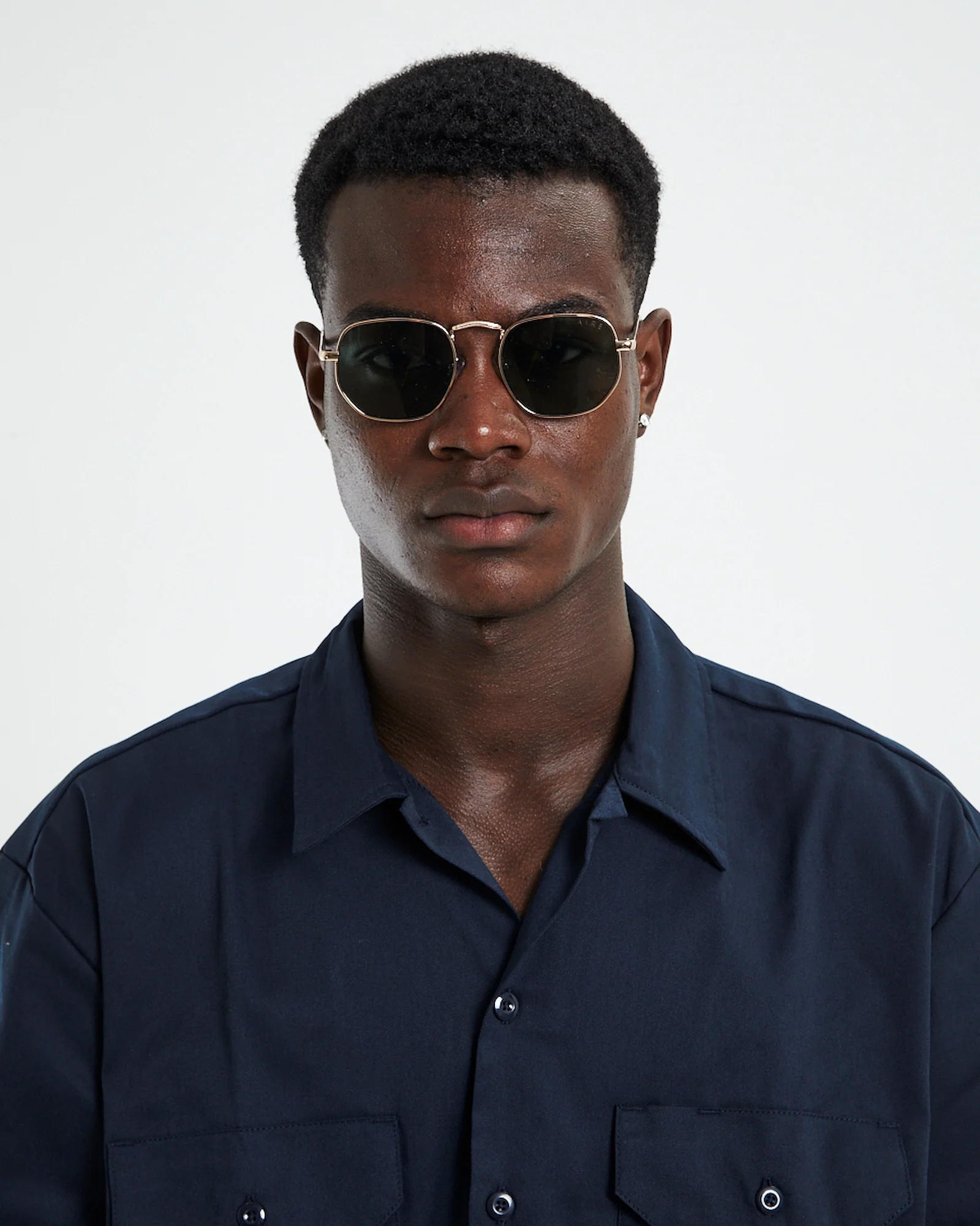 Sagitta Sunglasses Mono Green/Gold - Image 2