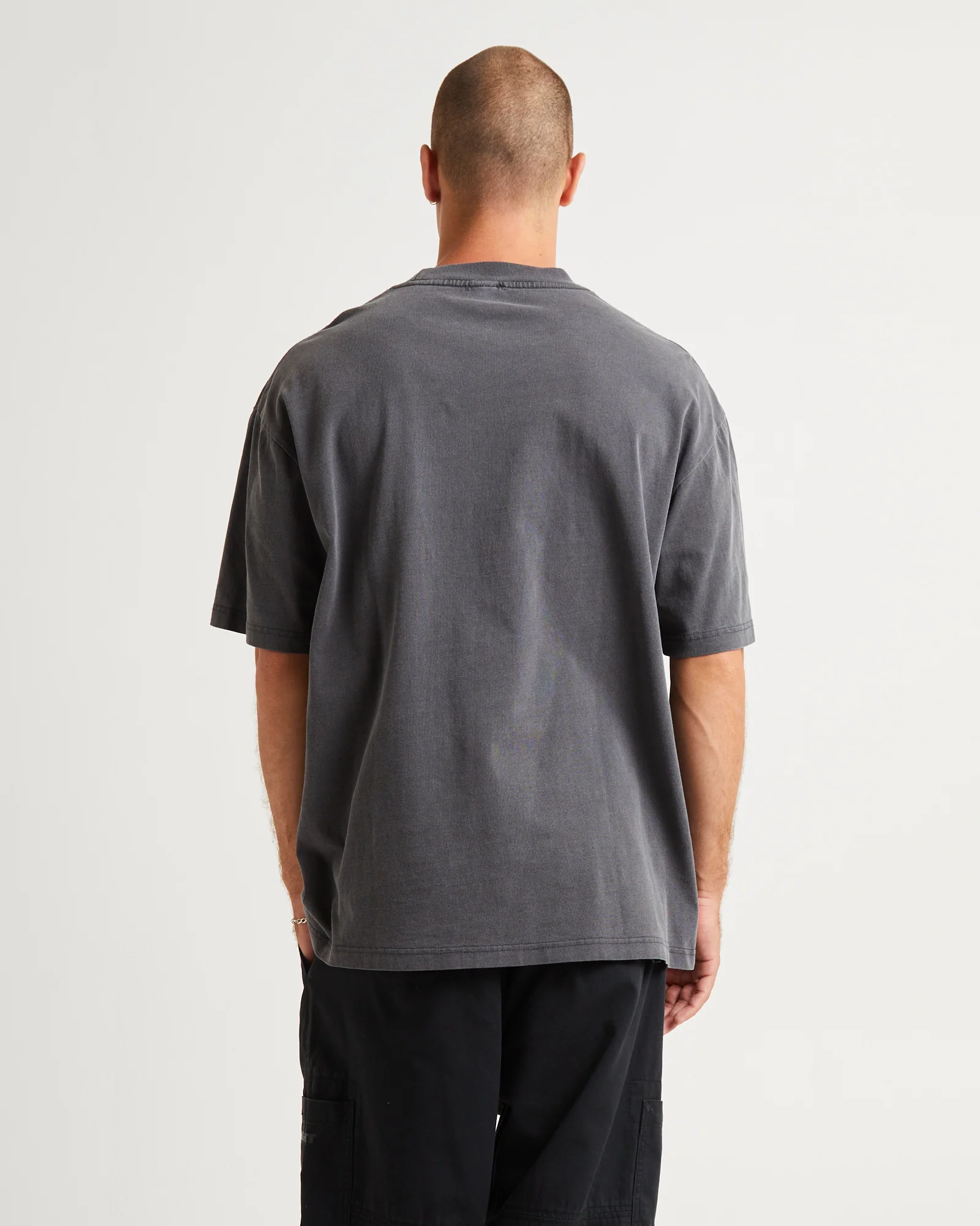 Saigon Short Sleeve T-Shirt Vintage Black - Image 2