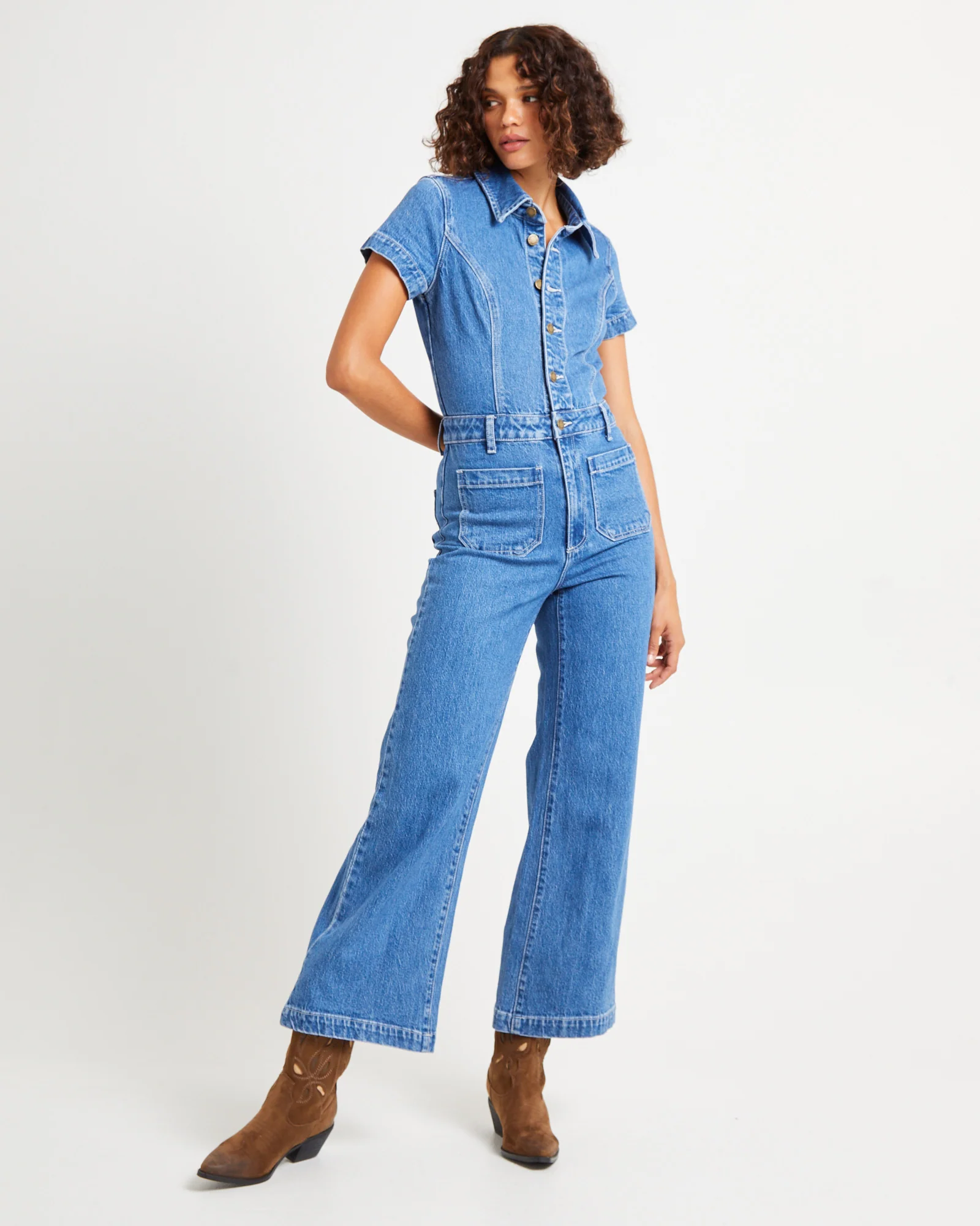 Sailor Denim Jumpsuit Breaker - Image 3
