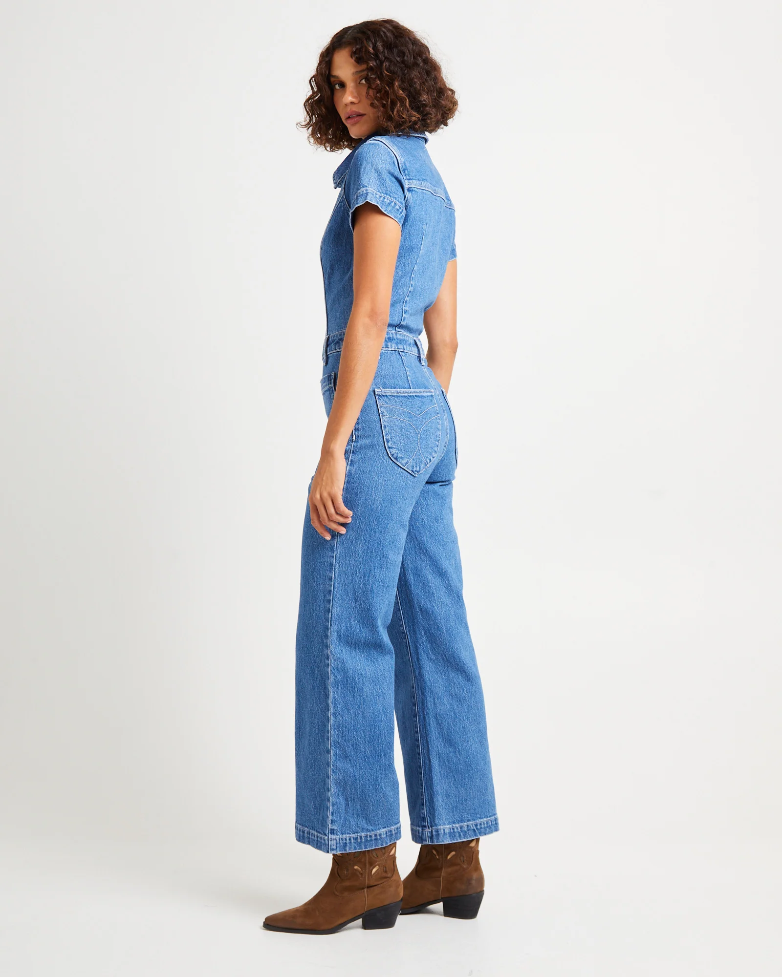 Sailor Denim Jumpsuit Breaker - Image 4