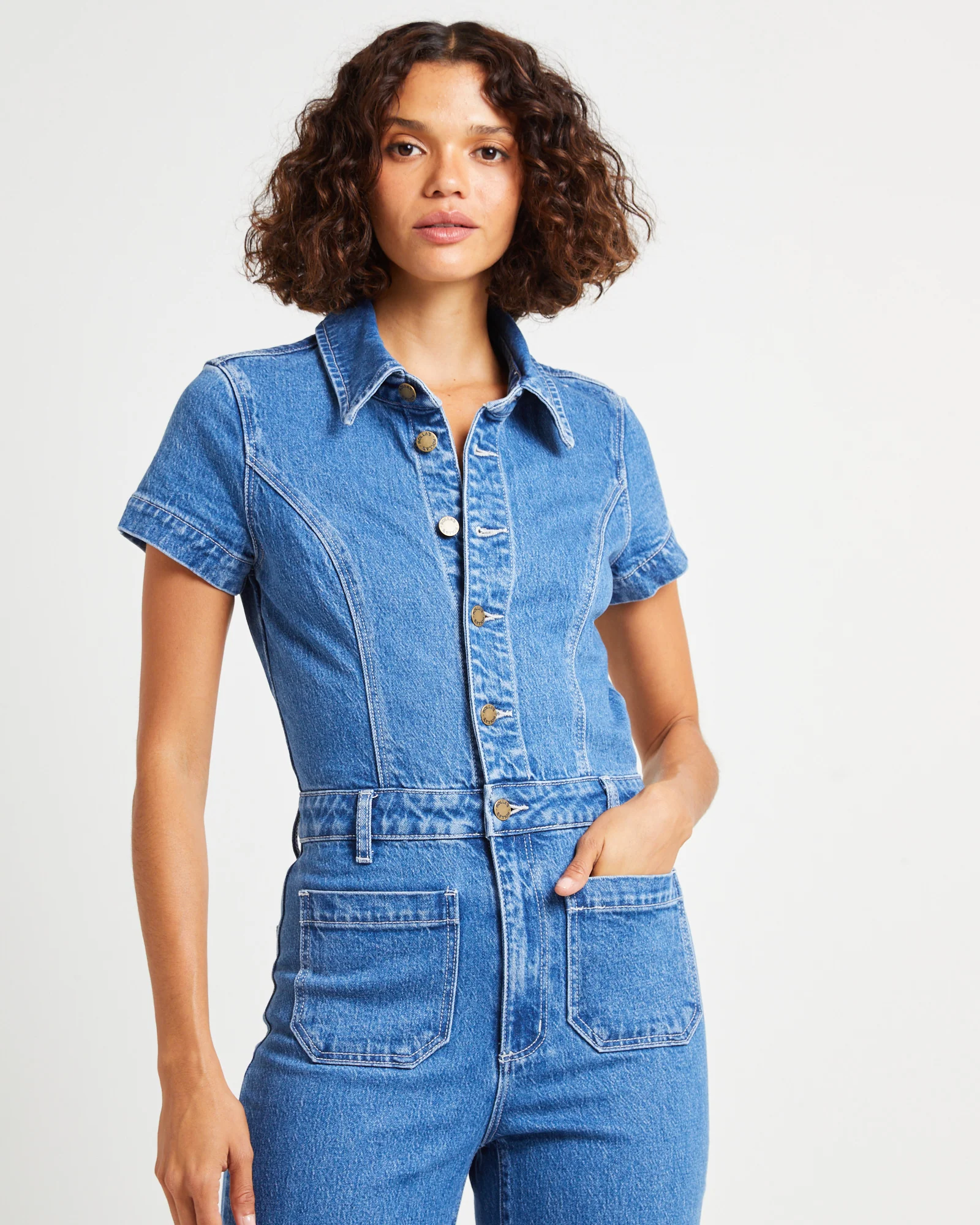 Sailor Denim Jumpsuit Breaker - Image 5