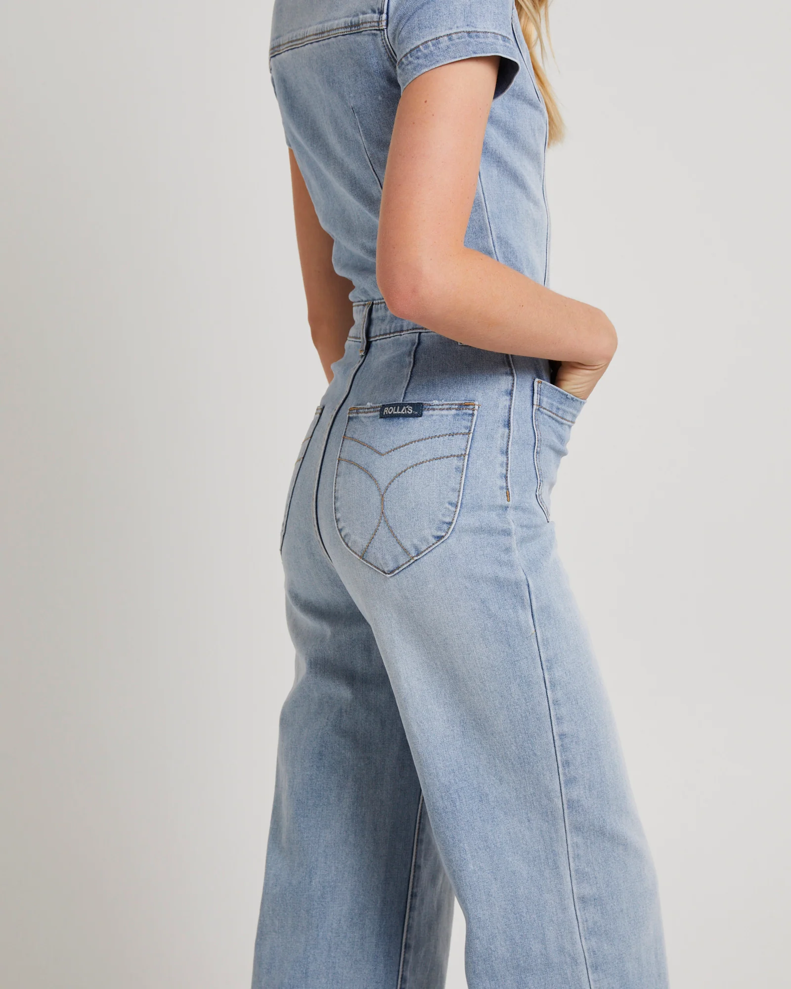 Sailor Denim Jumpsuit - Image 5
