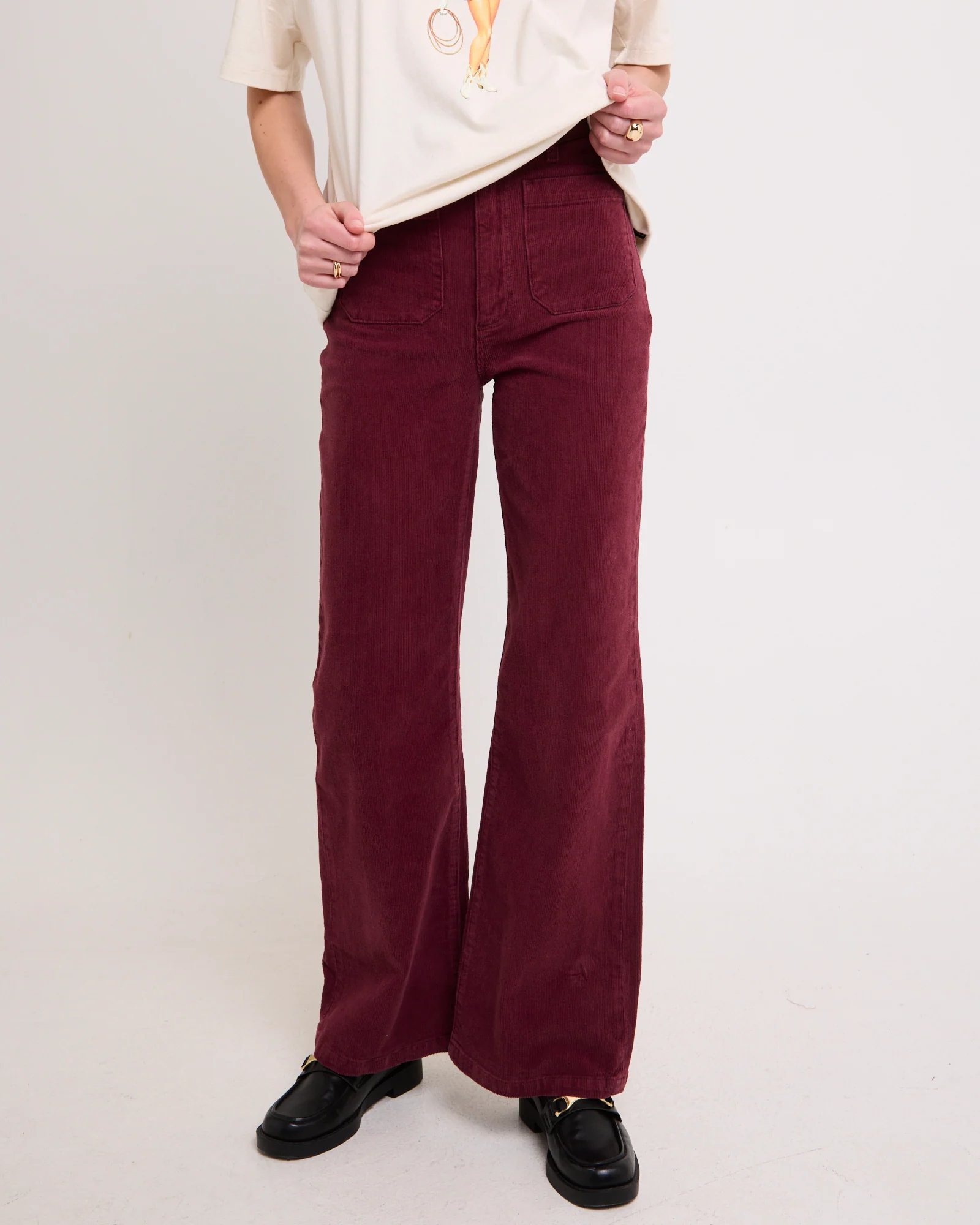 Sailor Long Cord Denim Jeans - Image 2