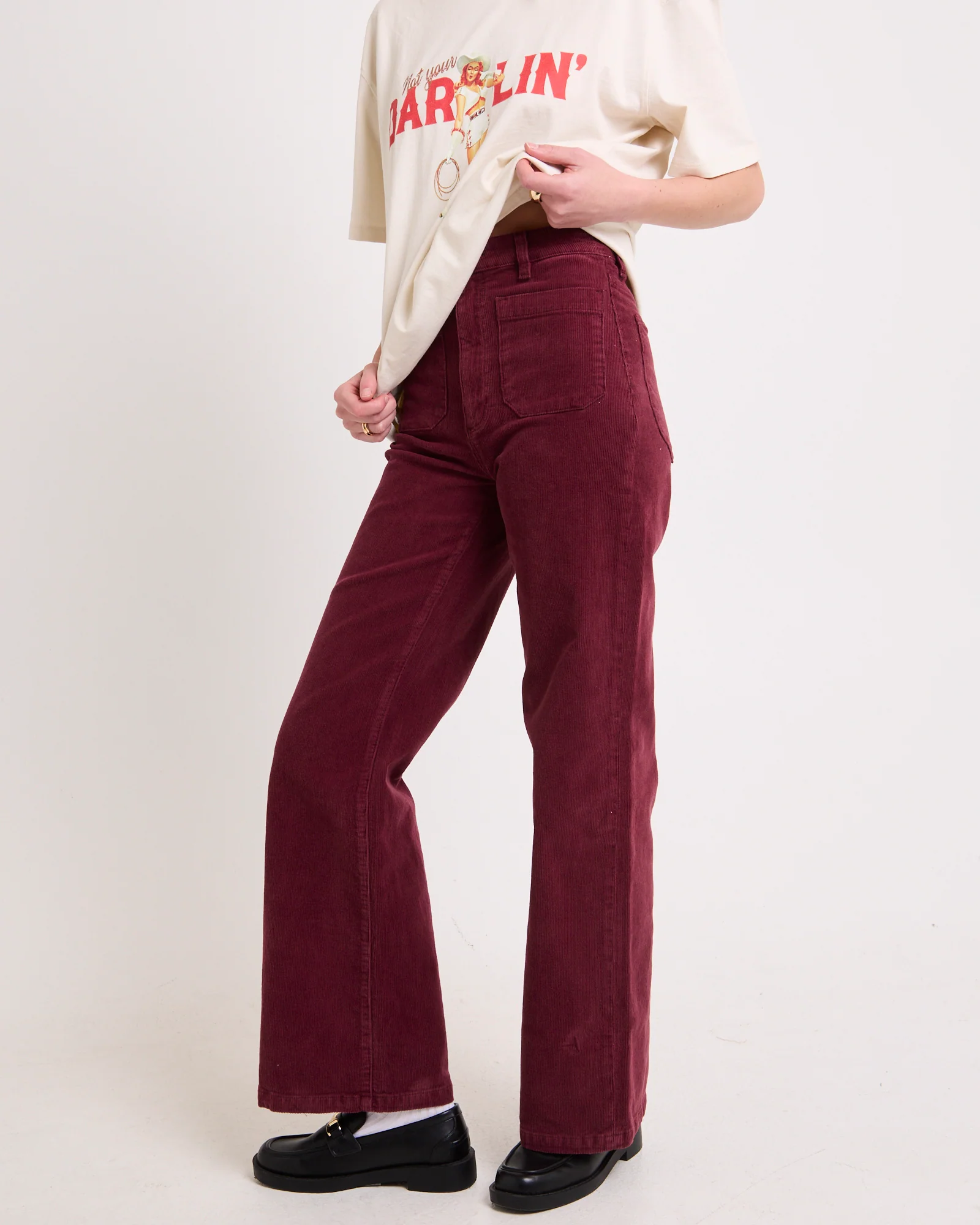 Sailor Long Cord Denim Jeans - Image 3