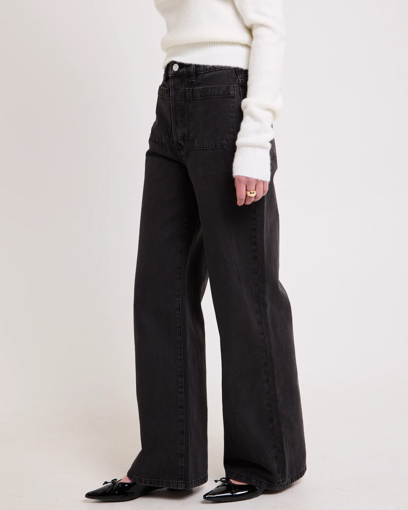 Sailor Long Denim Jeans Black Stone - Image 3