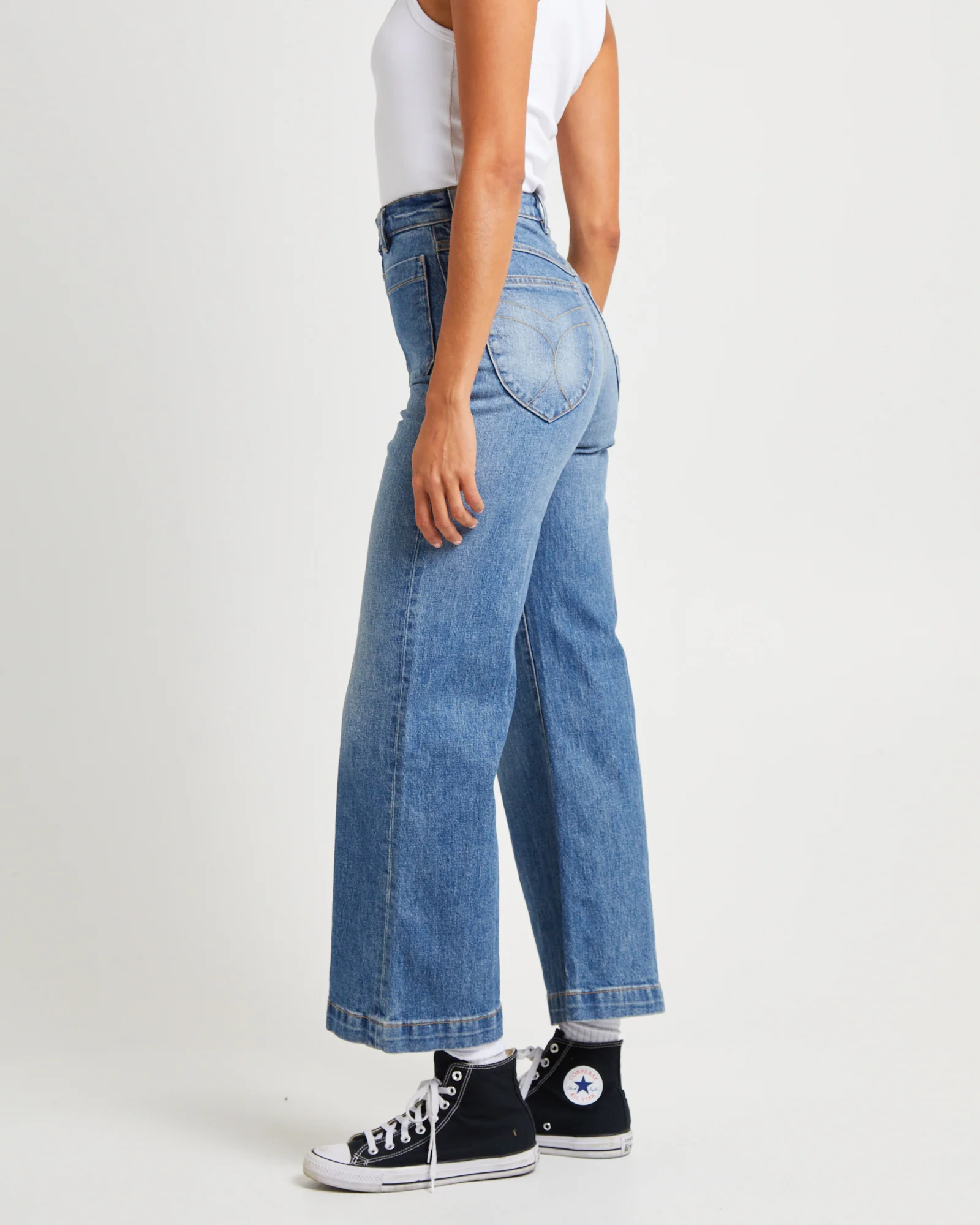 Sailor Pisces Denim Jeans Dark Vintage - Image 4