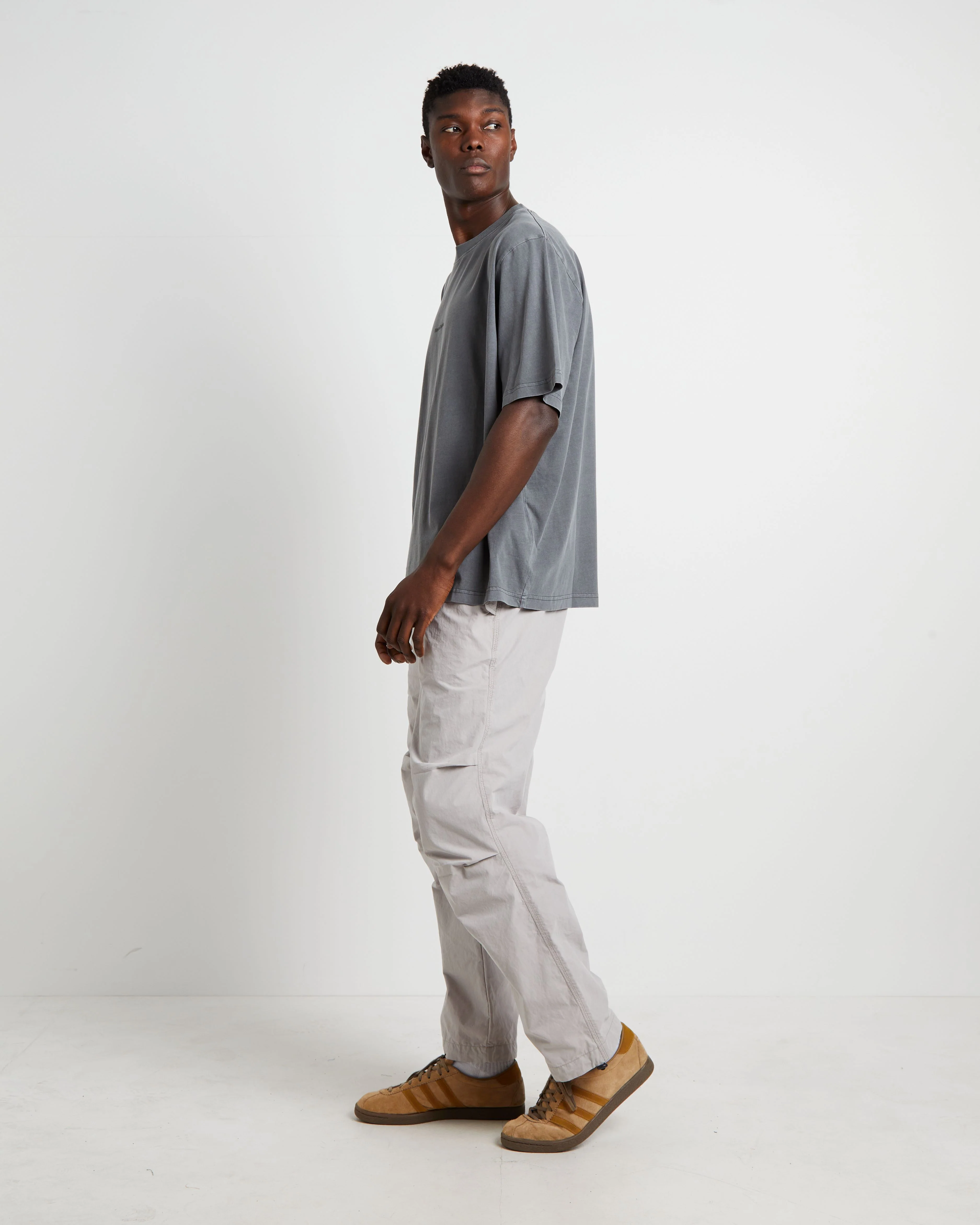Samo Neuw Denim Logo T-Shirt in Graphite - Image 4