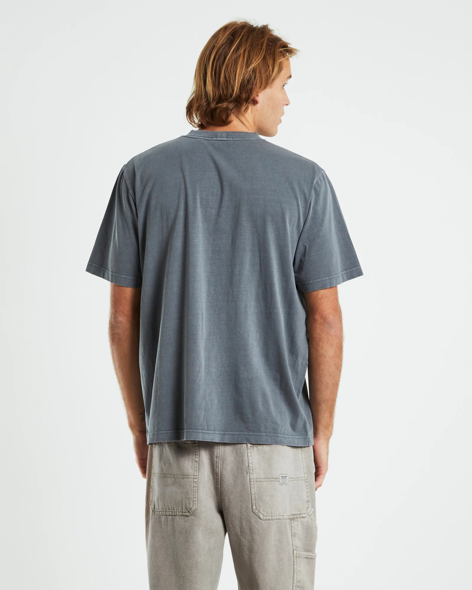 Samo Repair Logo Tee Graphite Grey - Image 2