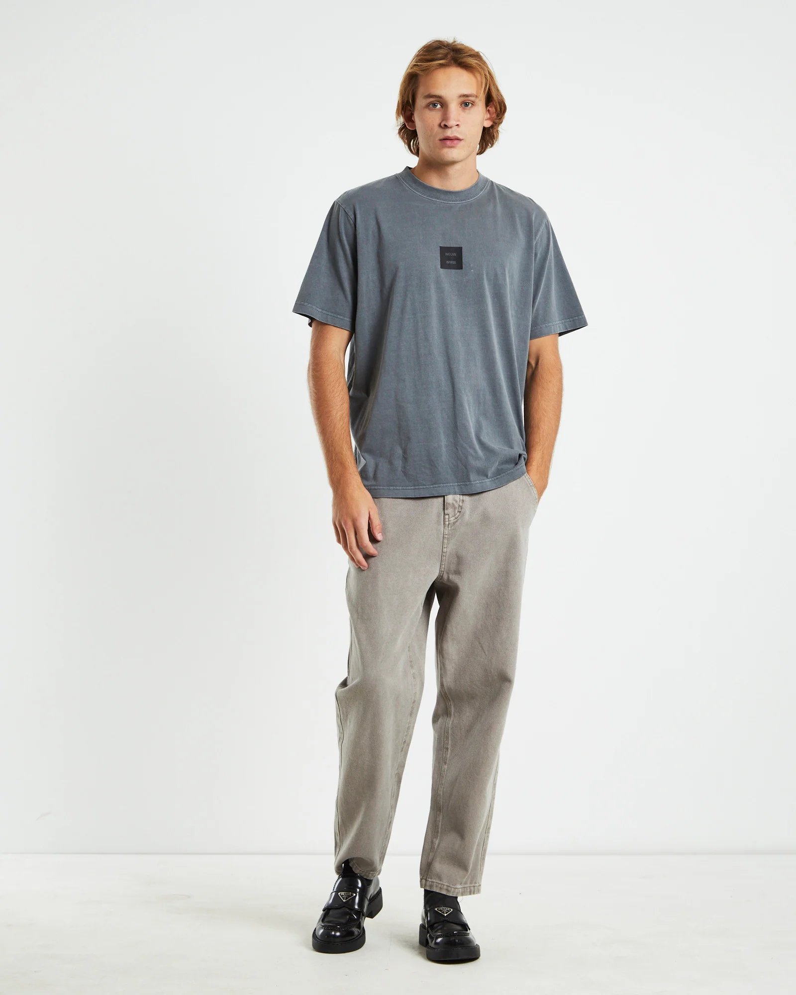 Samo Repair Logo Tee Graphite Grey - Image 3