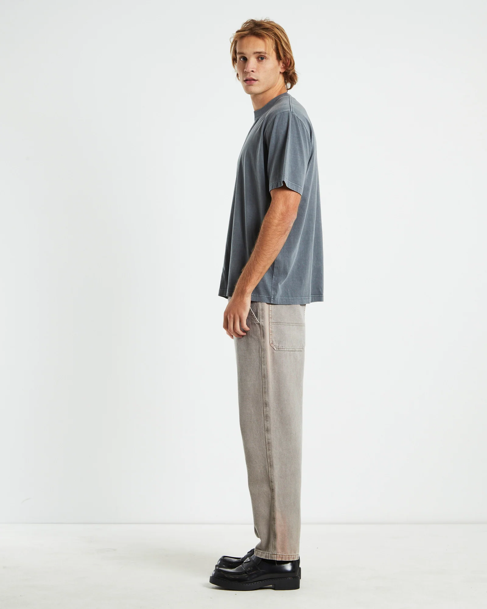 Samo Repair Logo Tee Graphite Grey - Image 4