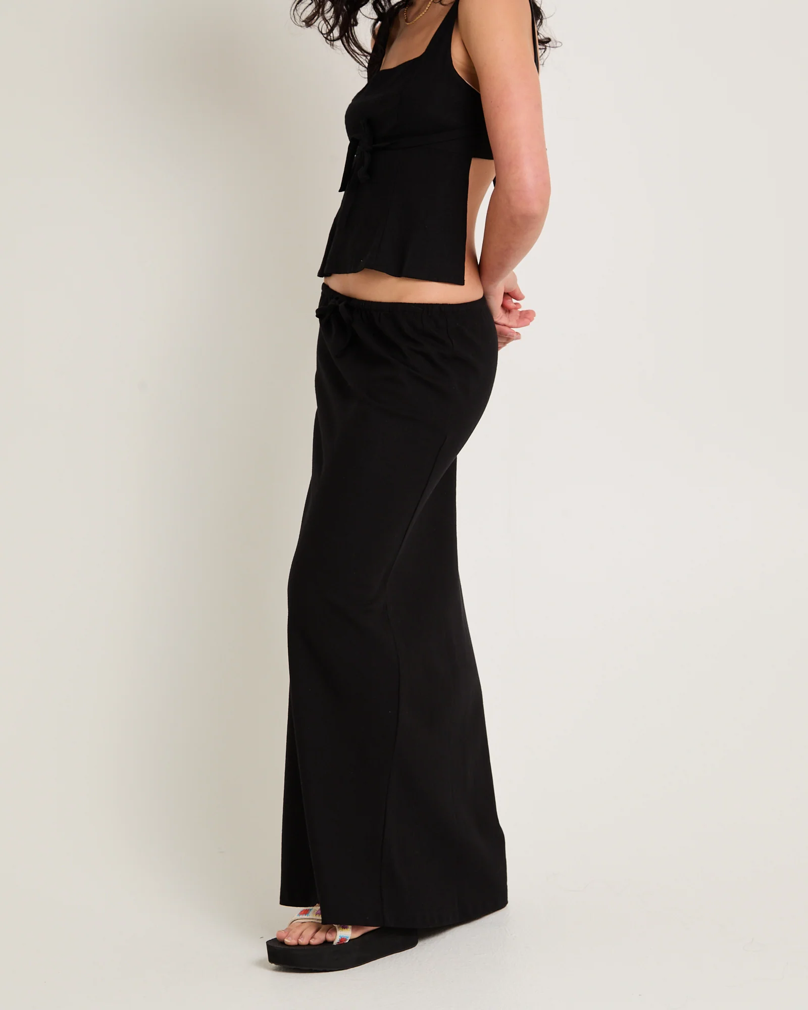 Sandy Tie Front Skirt - Image 4