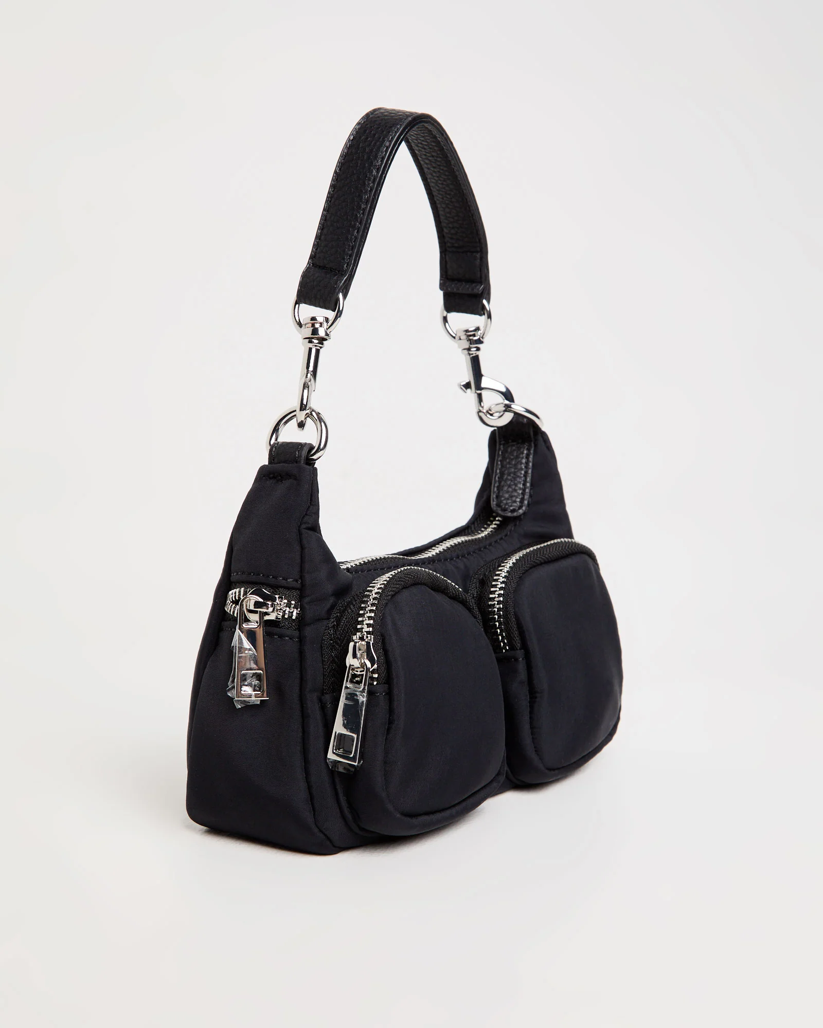 Scheana Bag in Black Nylon - Image 5