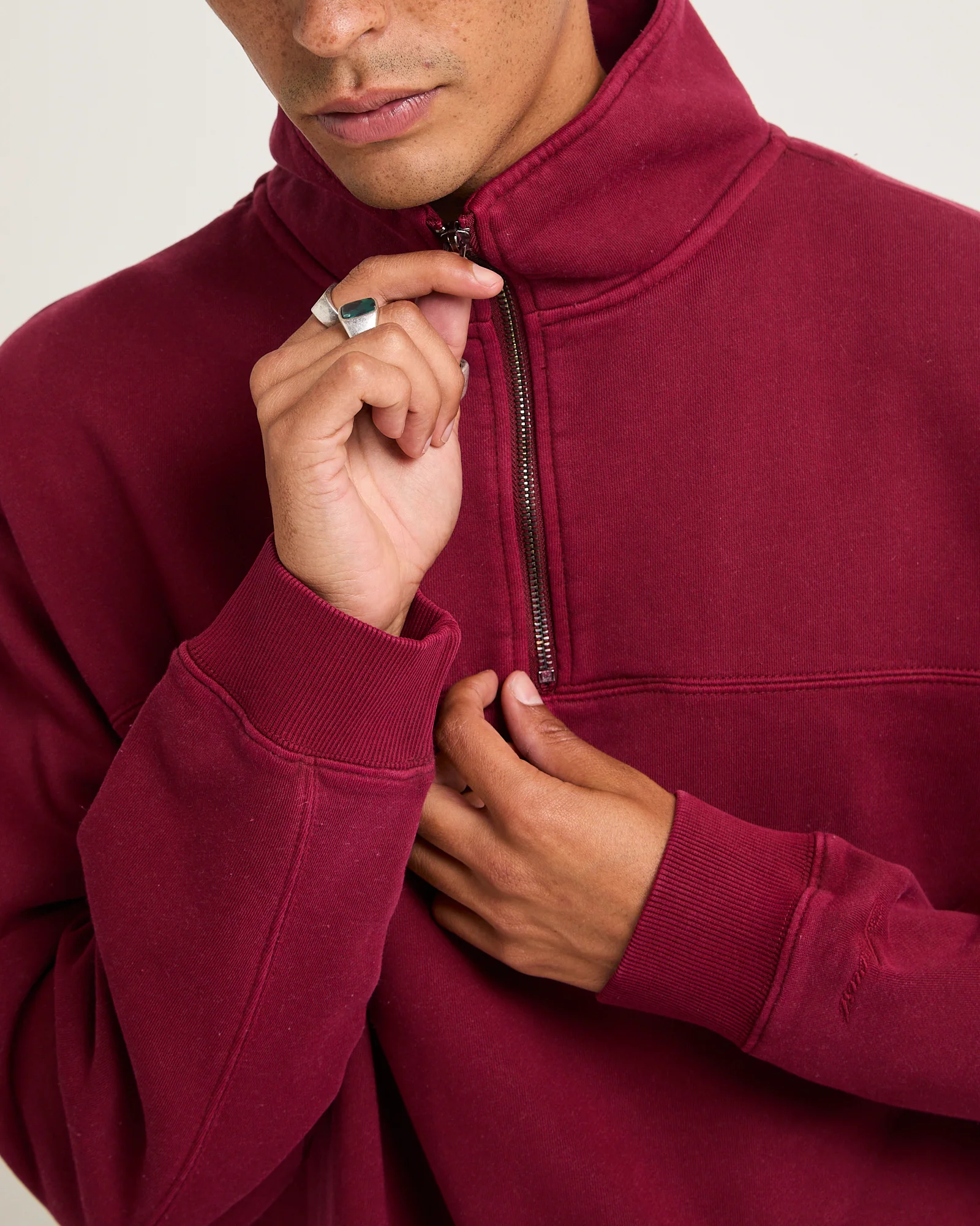 Script 1/4 Zip Fleece Jumper - Image 5