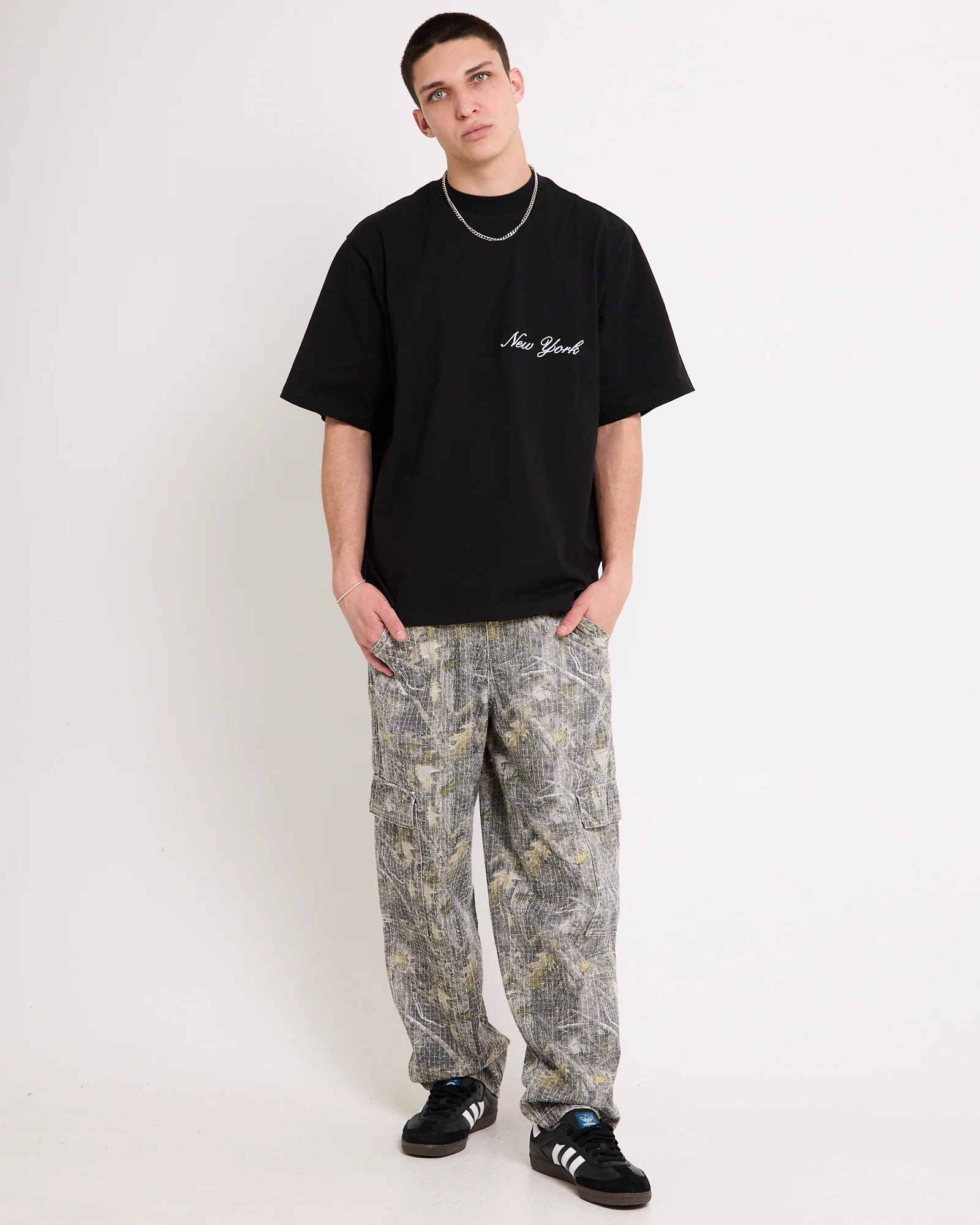 New York Yankees Script Boxy T-Shirt - Image 3