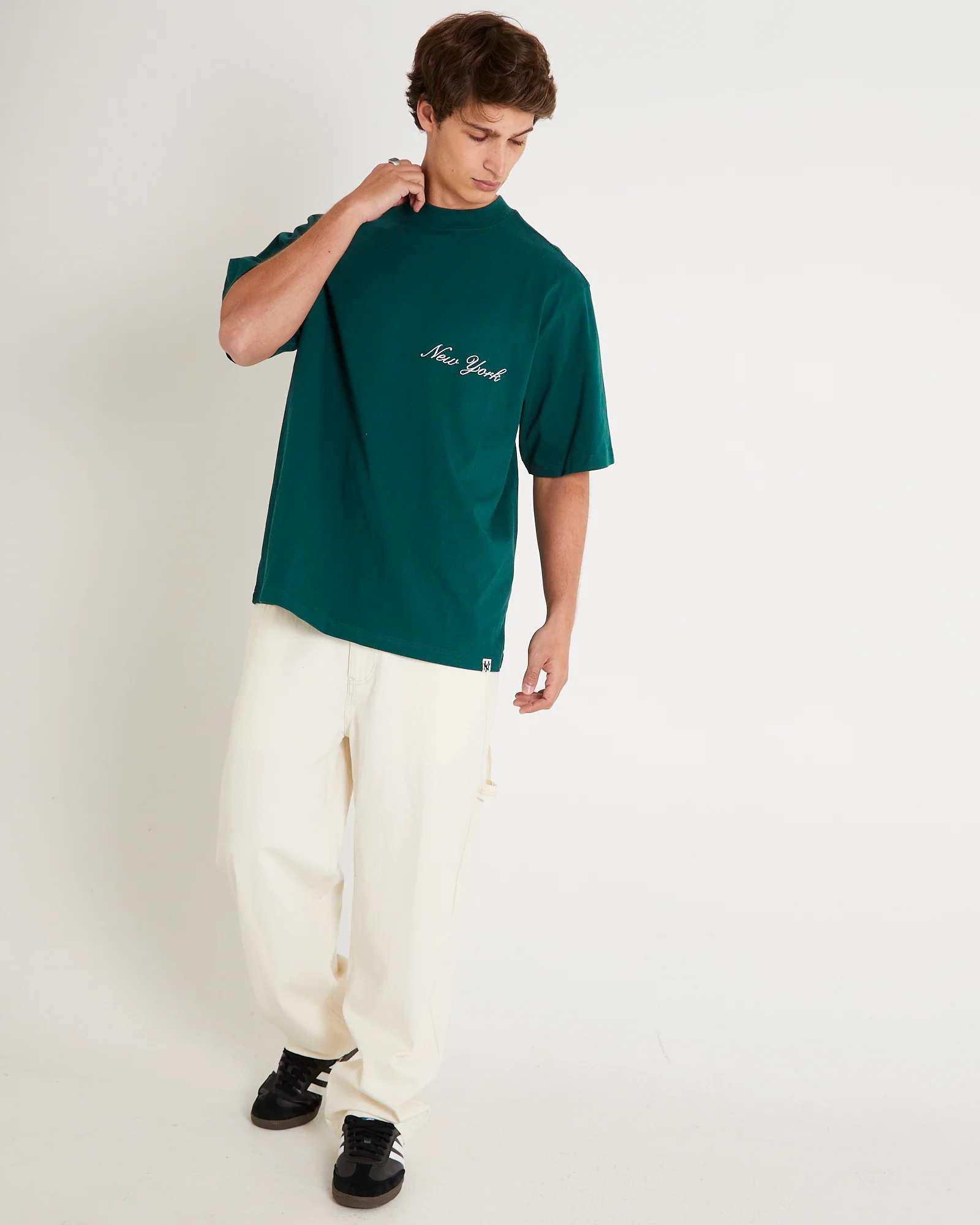 New York Yankees Script Boxy T-Shirt - Image 5