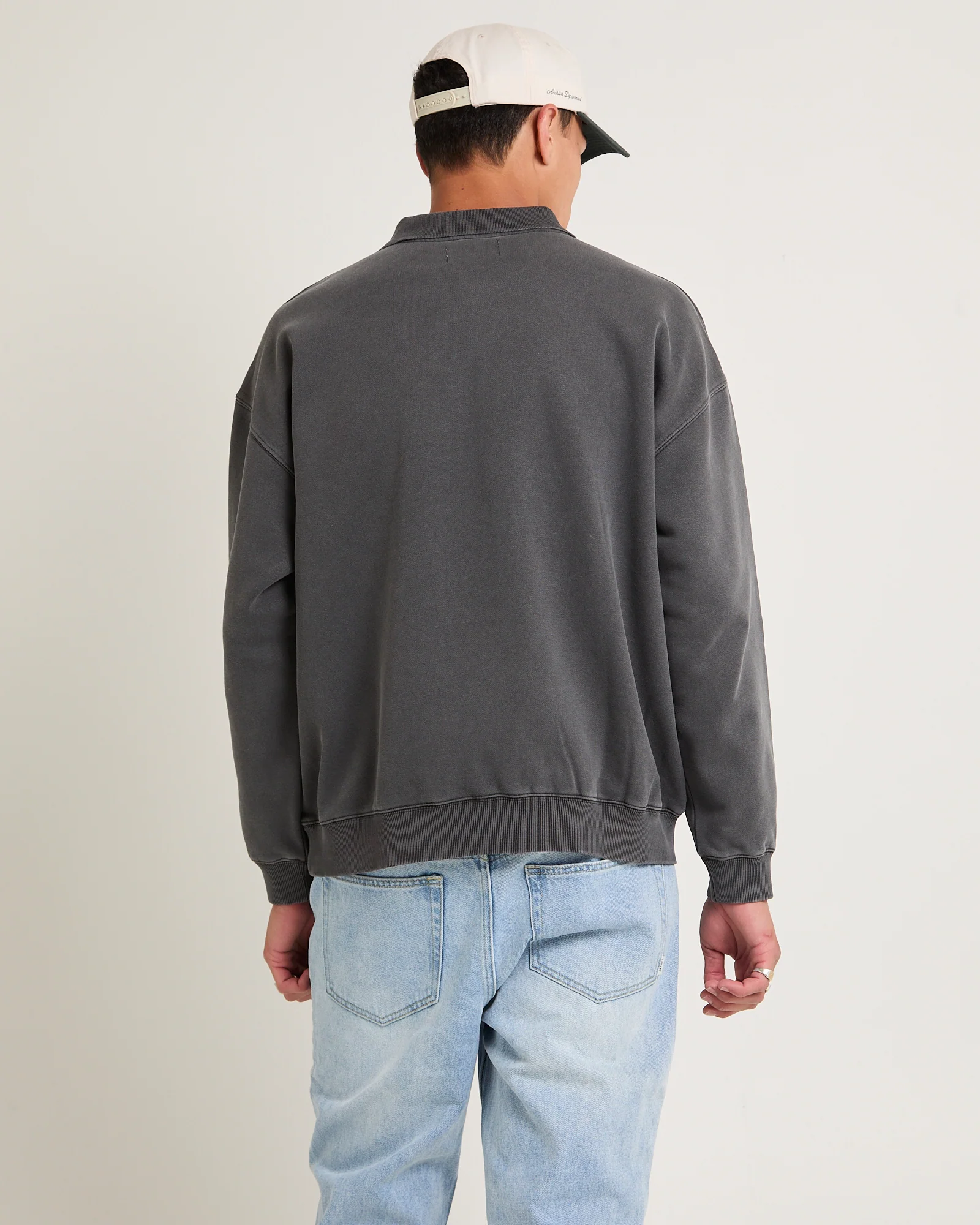 Script Fleece Polo Shirt - Image 2