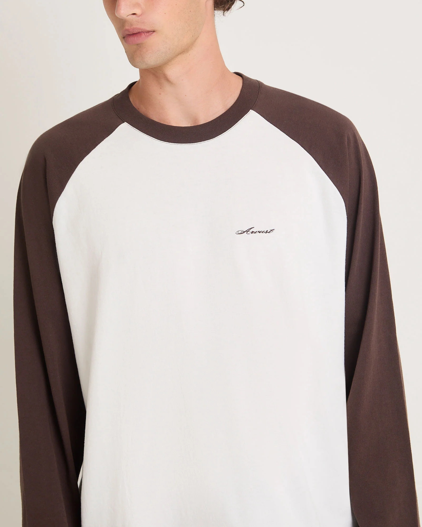 Script Long Sleeve Raglan T-Shirt - Image 5