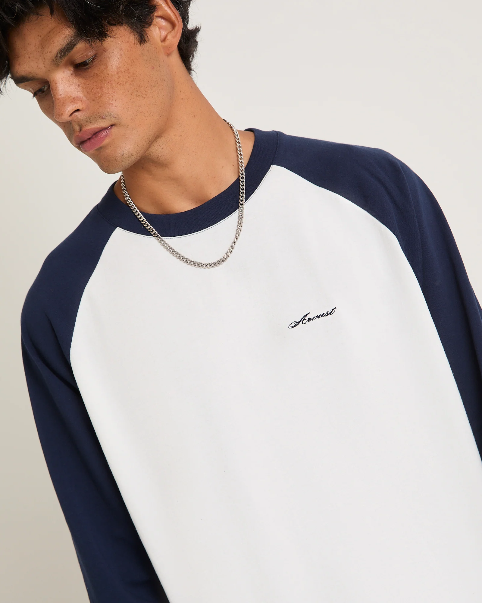 Script Long Sleeve Raglan T-Shirt - Image 5