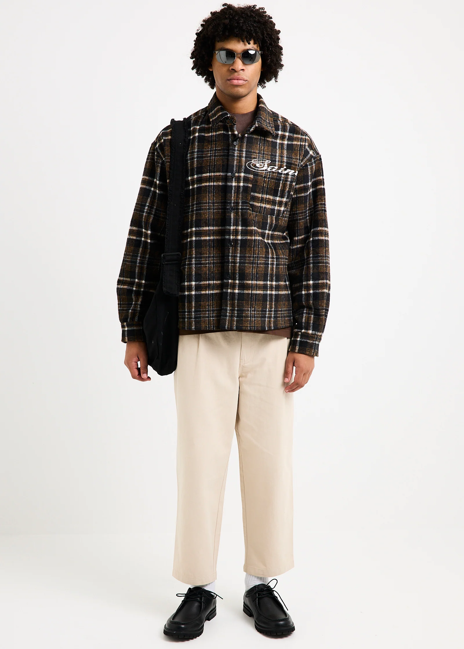 Script Long Sleeve Flannel - Image 2