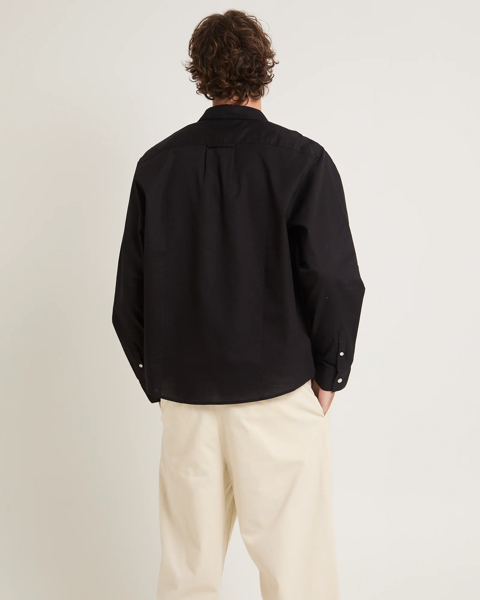 Script Oxford Long Sleeve Shirt - Image 3