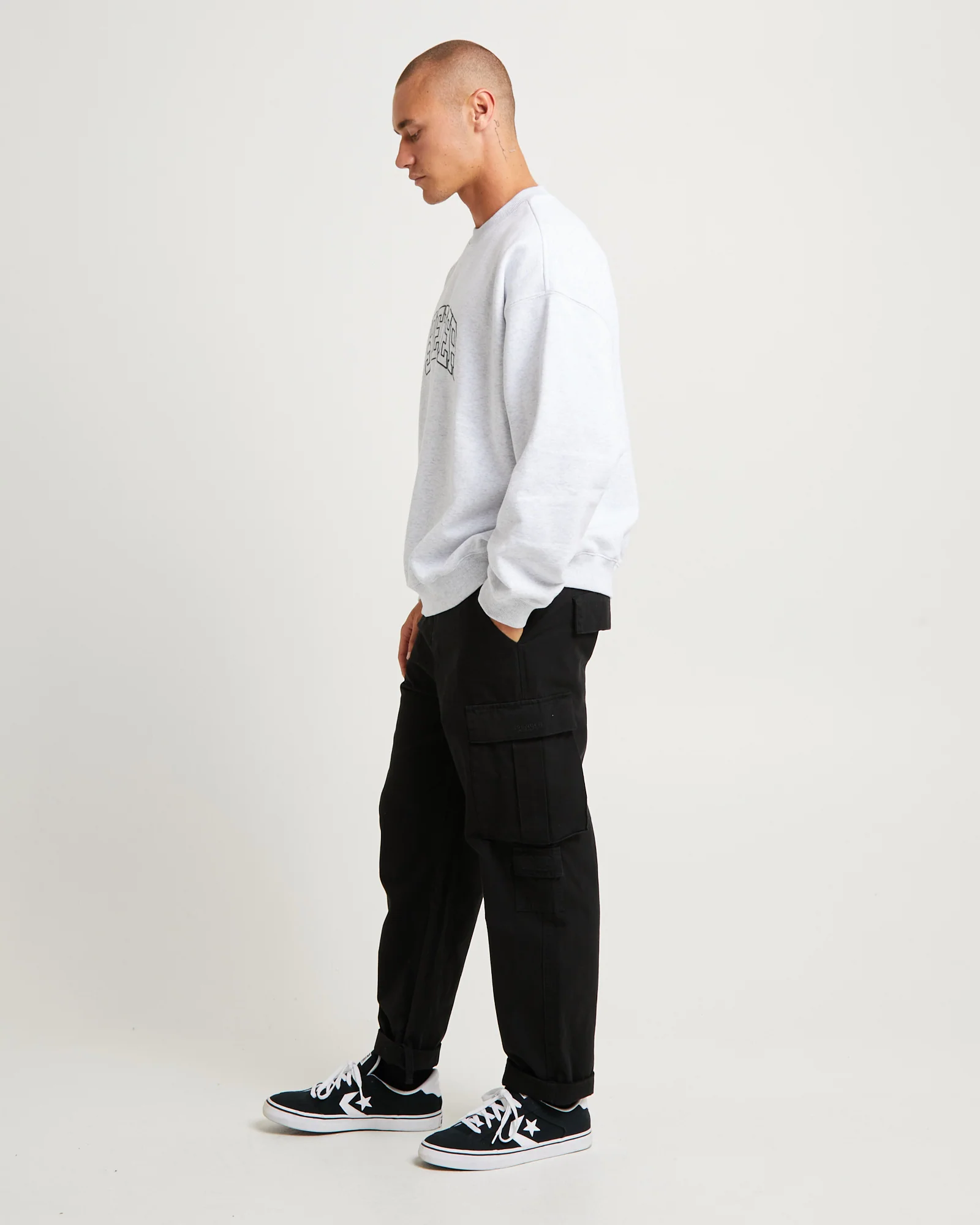 Seattle Crew Jumper Frost Marle Grey - Image 4