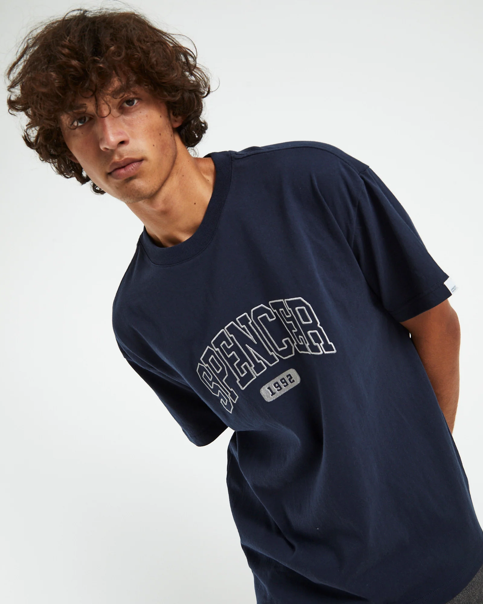 Seattle T-Shirt Vintage Navy - Image 5