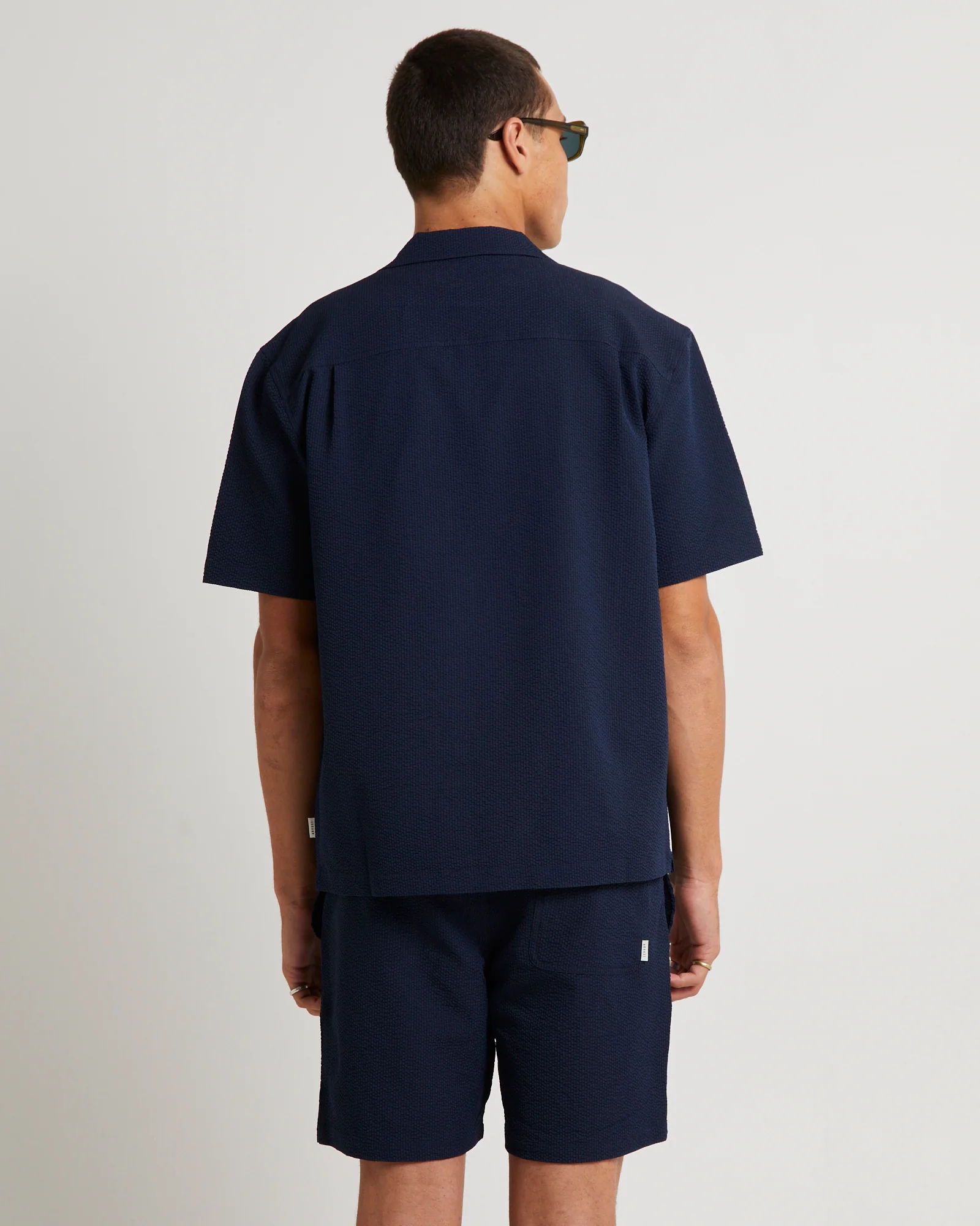 Seersucker Short Sleeve Resort Shirt - Image 2