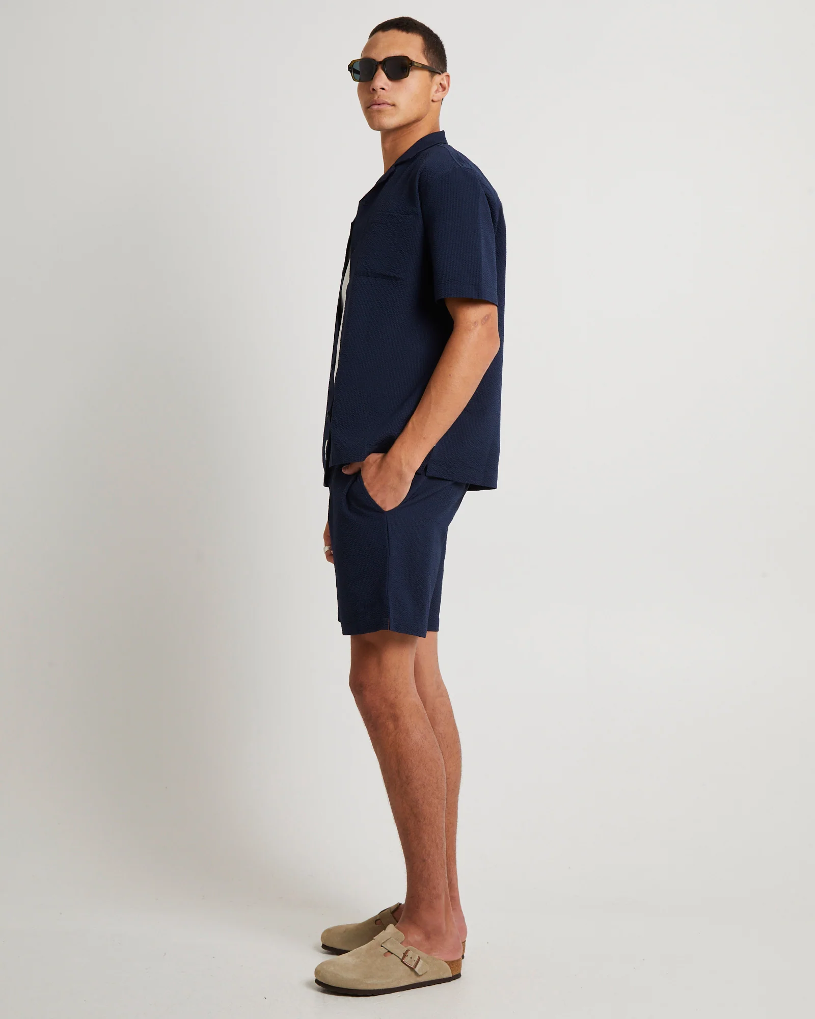 Seersucker Short Sleeve Resort Shirt - Image 4