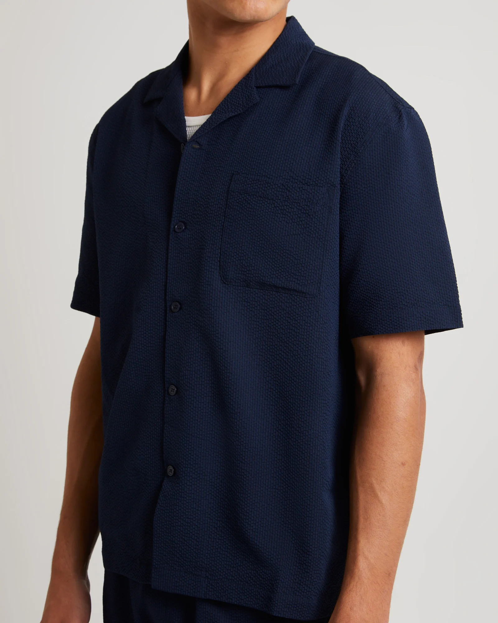Seersucker Short Sleeve Resort Shirt - Image 5