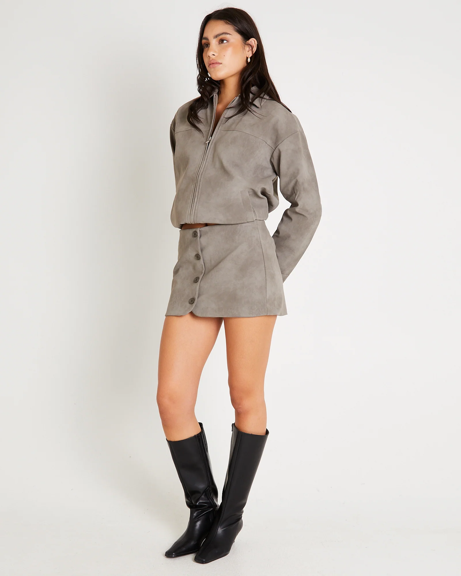 Serena Suede Jacket - Image 7