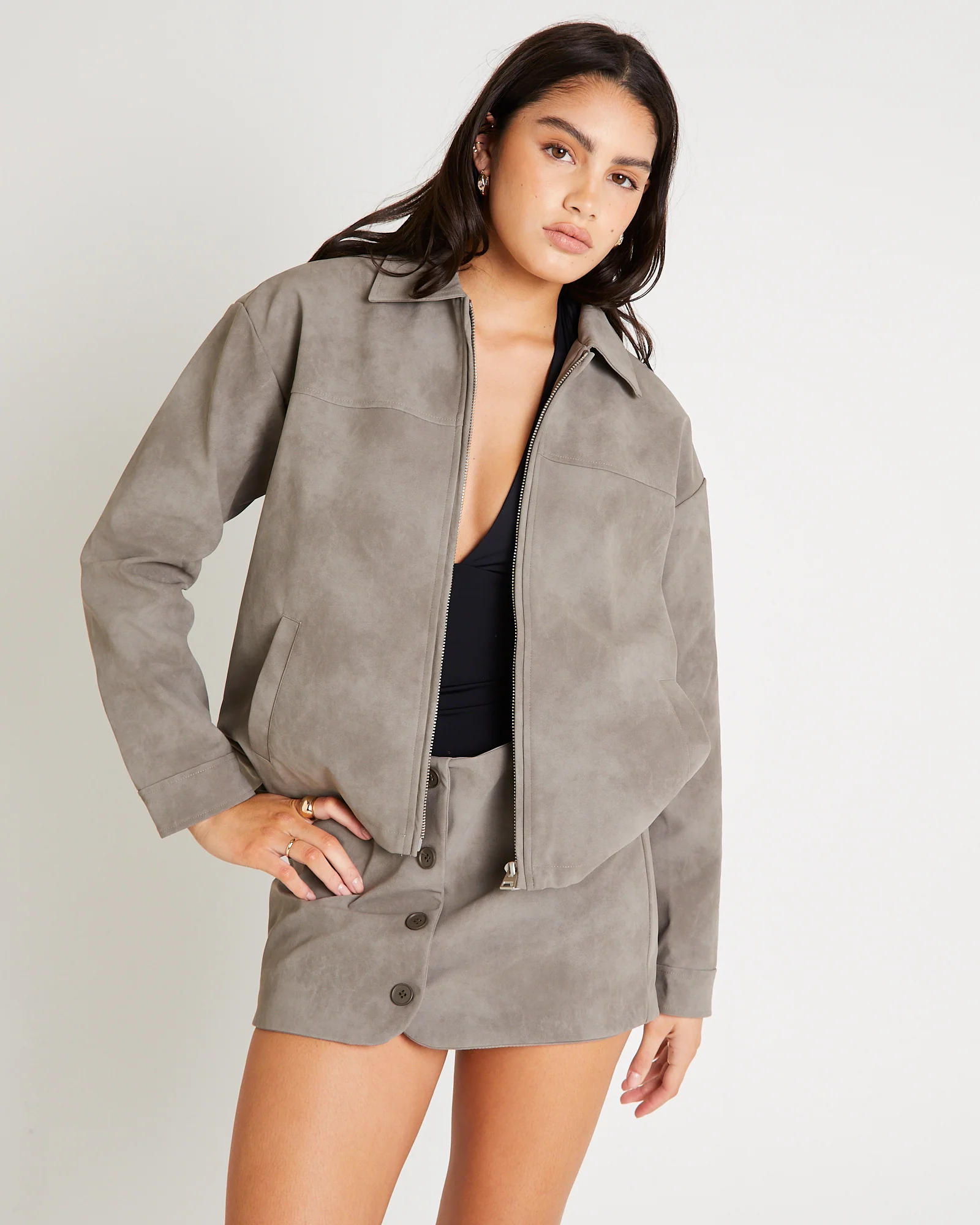 Serena Suede Jacket - Image 8