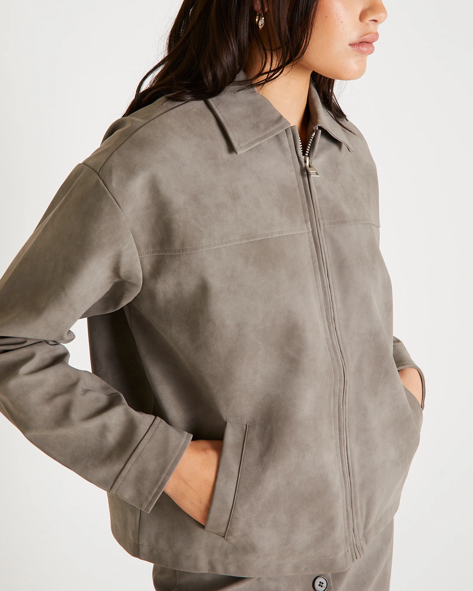 Serena Suede Jacket - Image 9