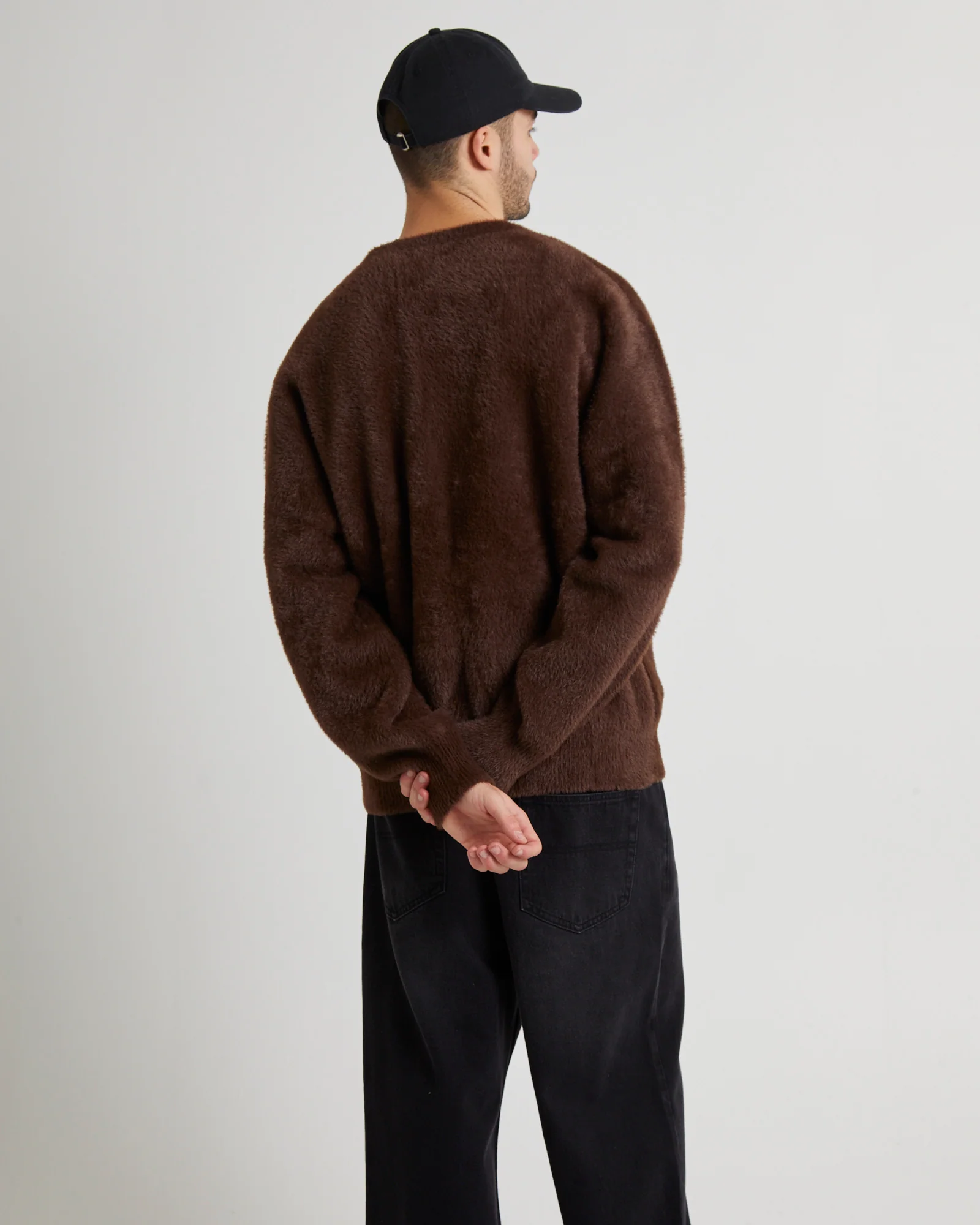 SHAG CARDIGAN BROWN - Image 2