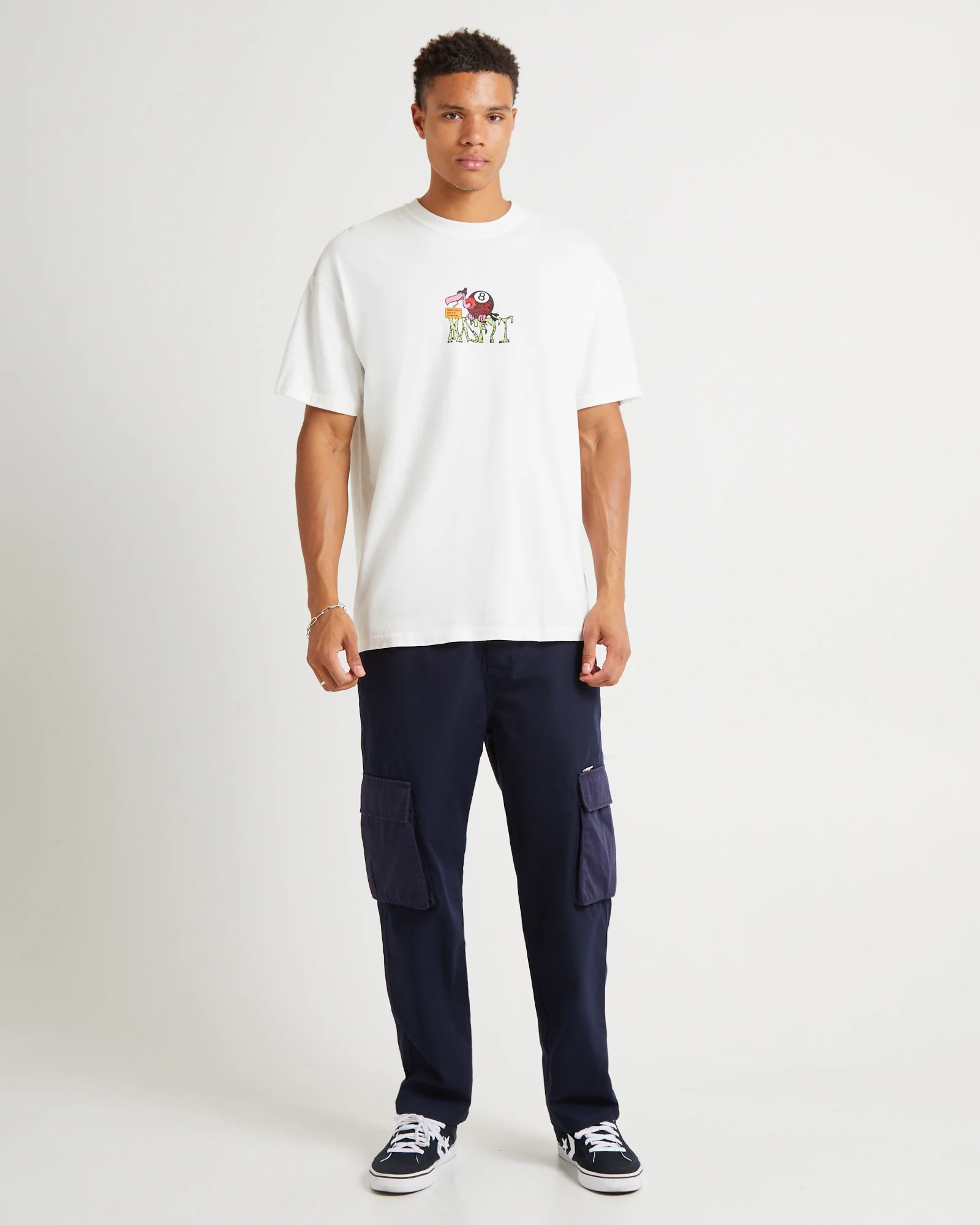 Sheer Luck Short Sleeve T-Shirt Thrift White - Image 3
