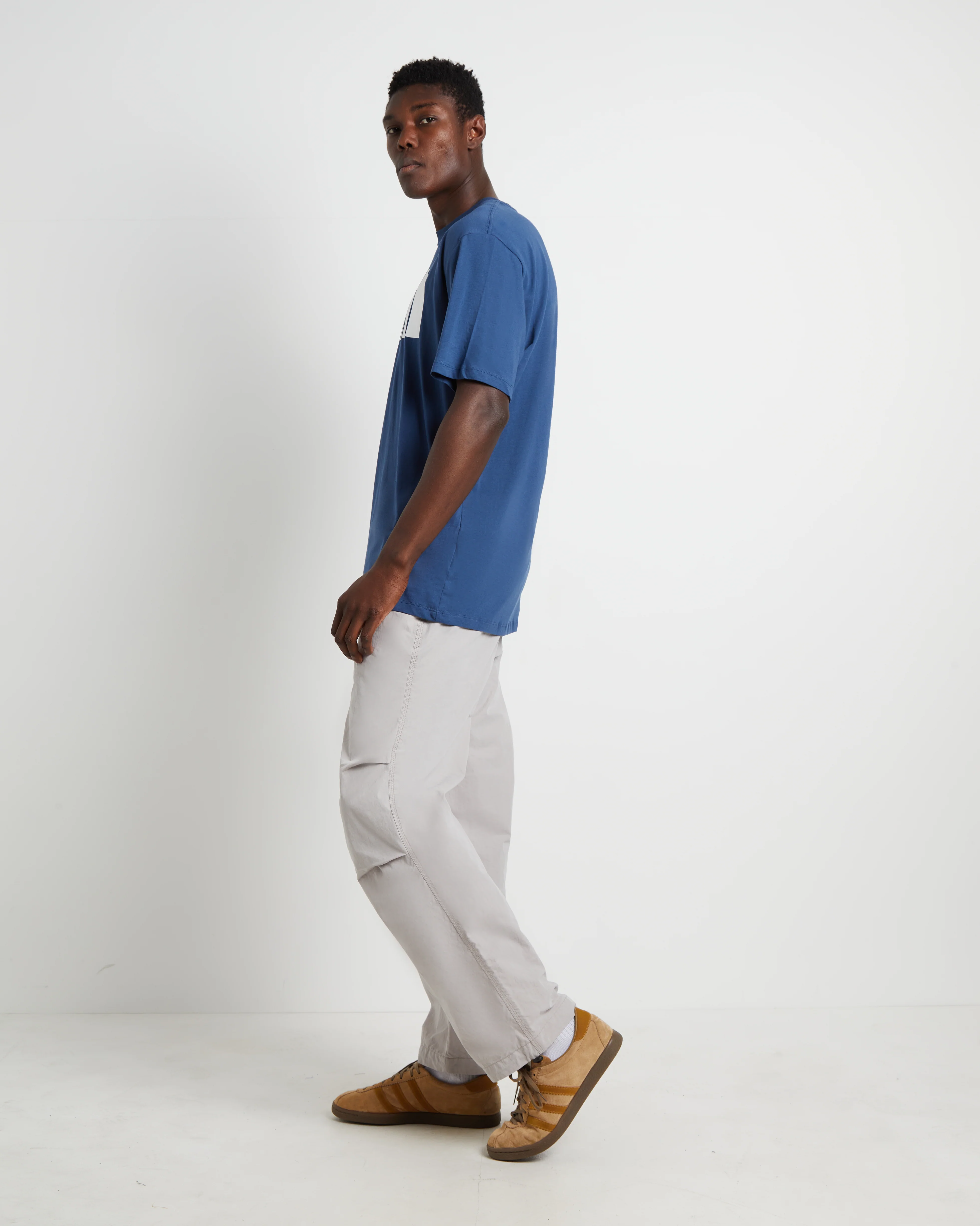 Short Sleeve Half Dome T-Shirt in Shady Blue - Image 4