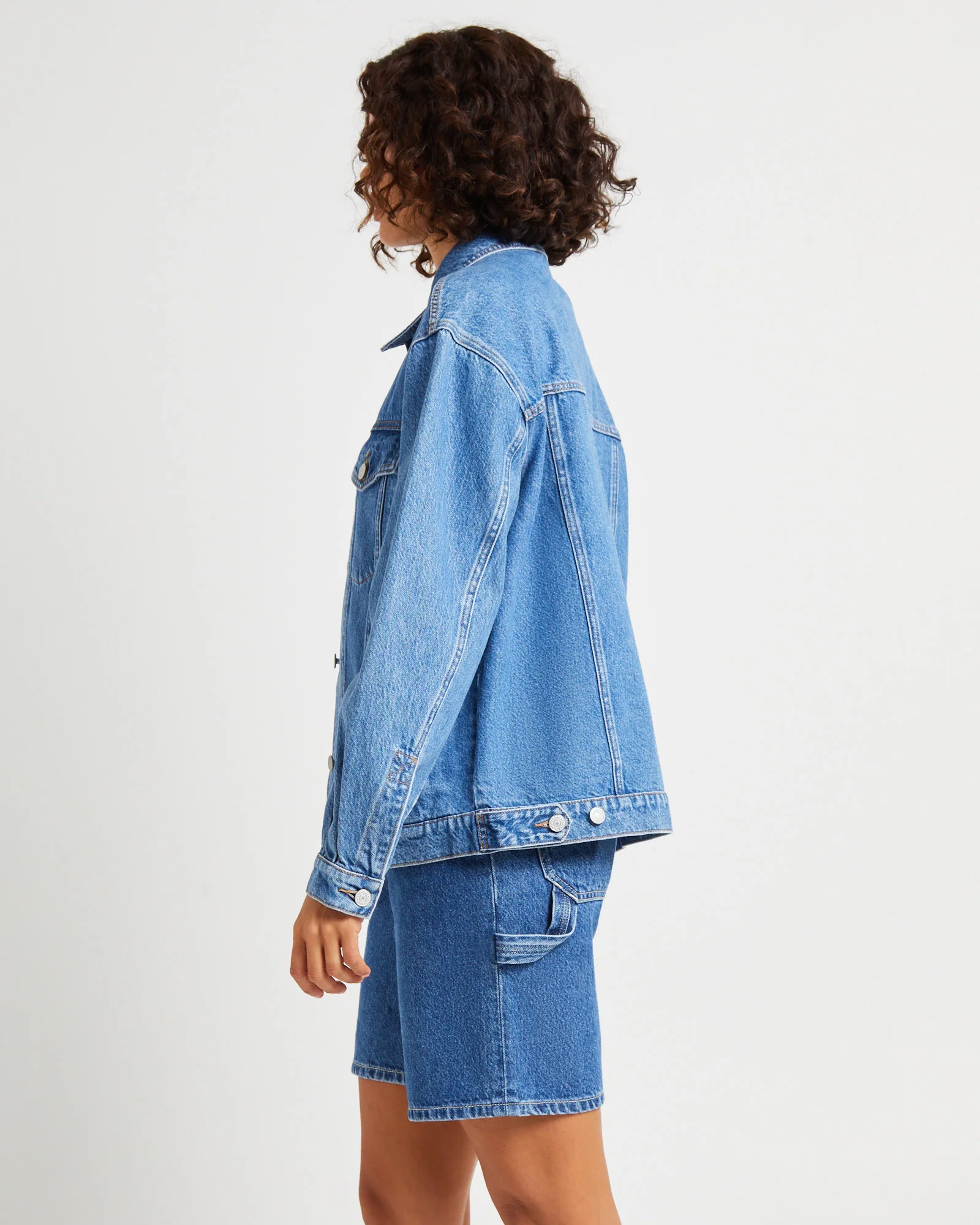 Signature Baggy Denim Jacket - Image 6