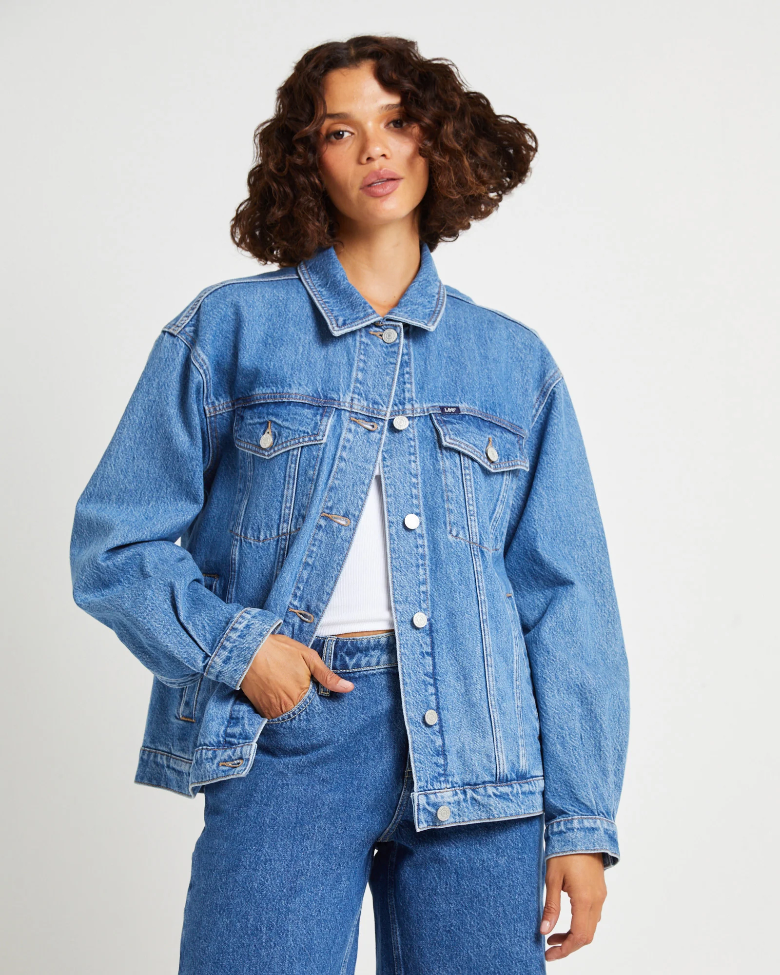 Signature Baggy Denim Jacket - Image 7