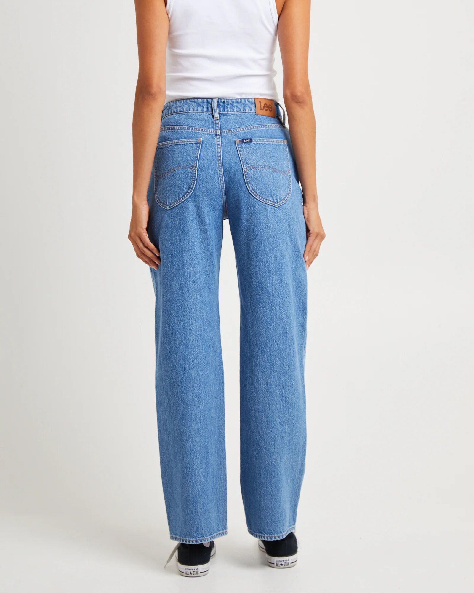 Signature Mid Baggy Denim Jeans Next - Image 2