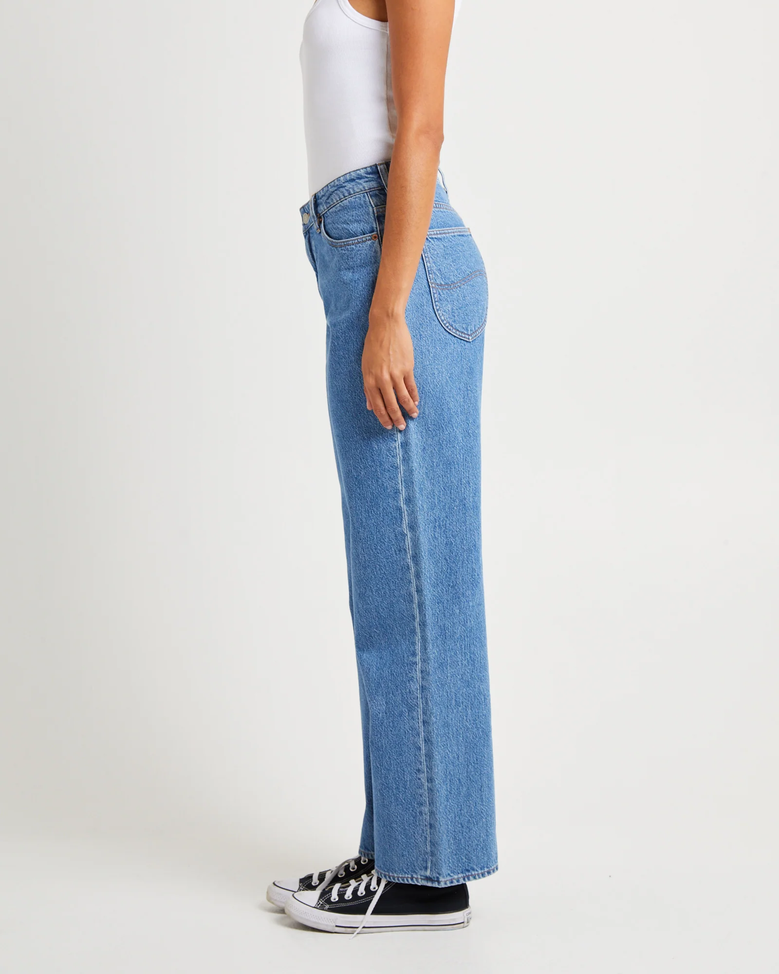 Signature Mid Baggy Denim Jeans Next - Image 4
