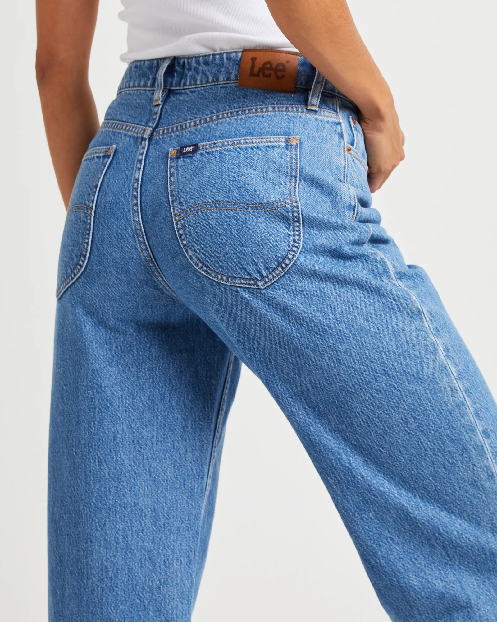 Signature Mid Baggy Denim Jeans Next - Image 5