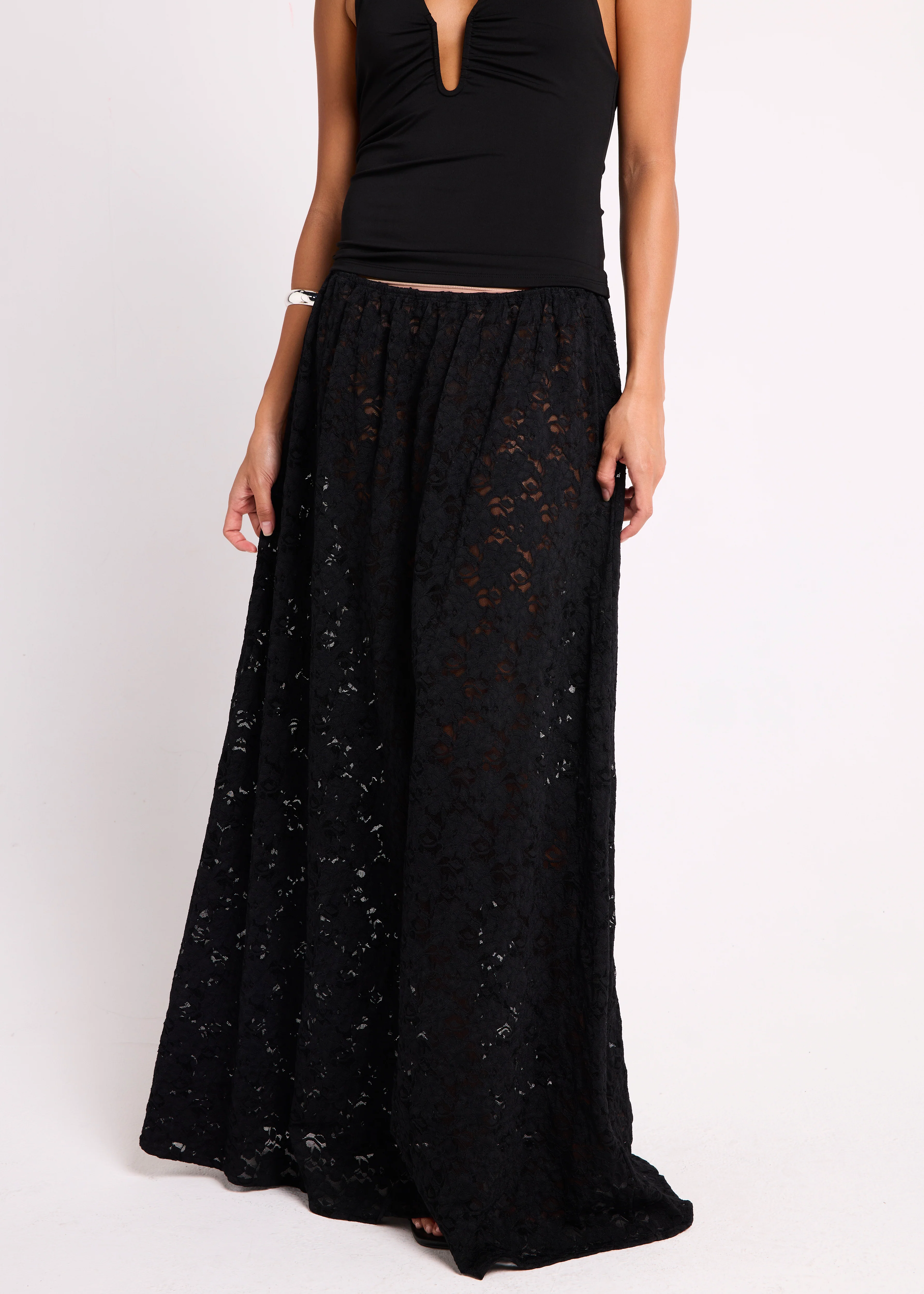 Sigrid Lace Maxi Skirt - Image 2